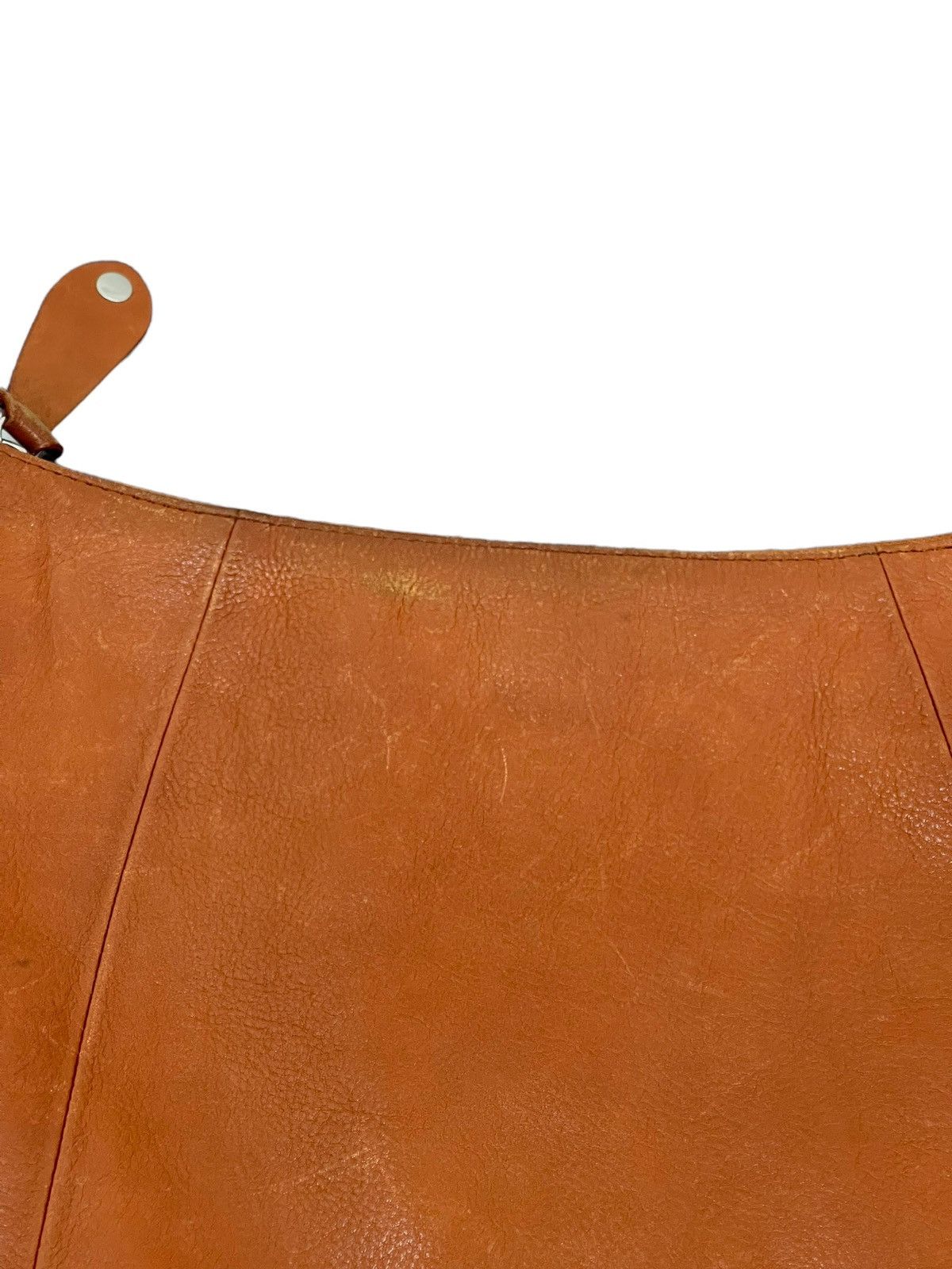 Japanese Brand Full Leather Patina Carcru Japan Cross Body Sling Bag 1🟩 Size ONE SIZE - 10 Thumbnail