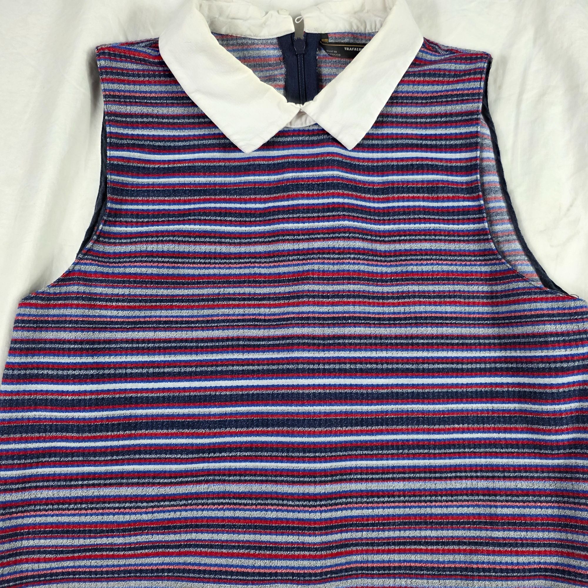 Zara Zara Trafaluc Collection Womens Size Small Striped Sleeveles Size S / US 4 / IT 40 - 3 Thumbnail