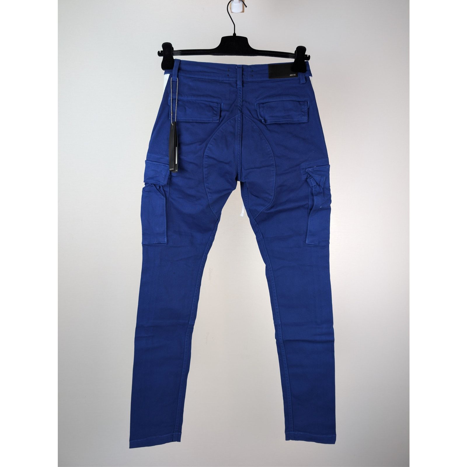 Amiri o1rshd1 Stack Track Cargo Trousers Pants Royal Blue / White Size US 28 / EU 44 - 11 Thumbnail
