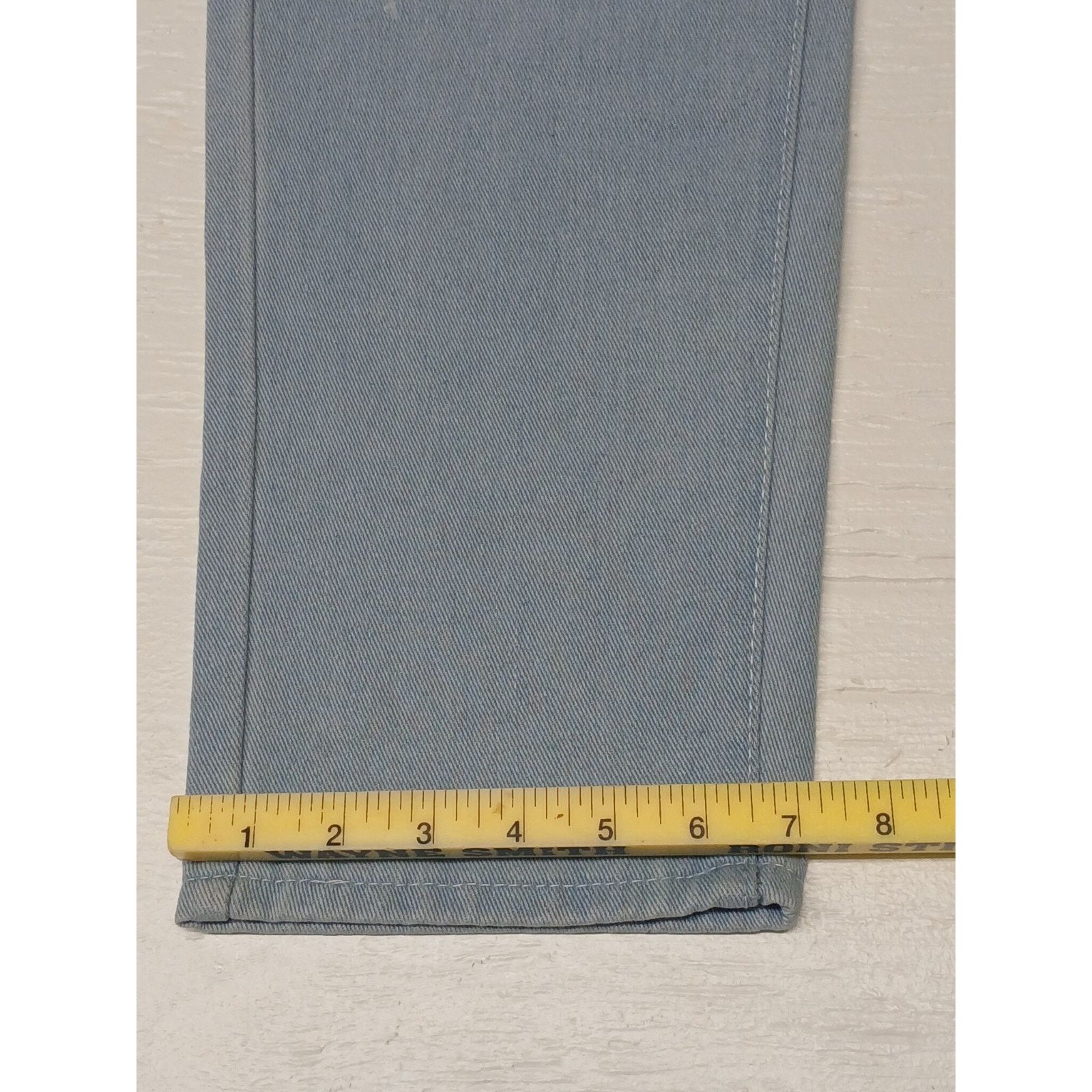 Other Unbranded (XL) Comfort Stretch Women's Light Denim Pants Size 32" / US 10 / IT 46 - 2 Thumbnail