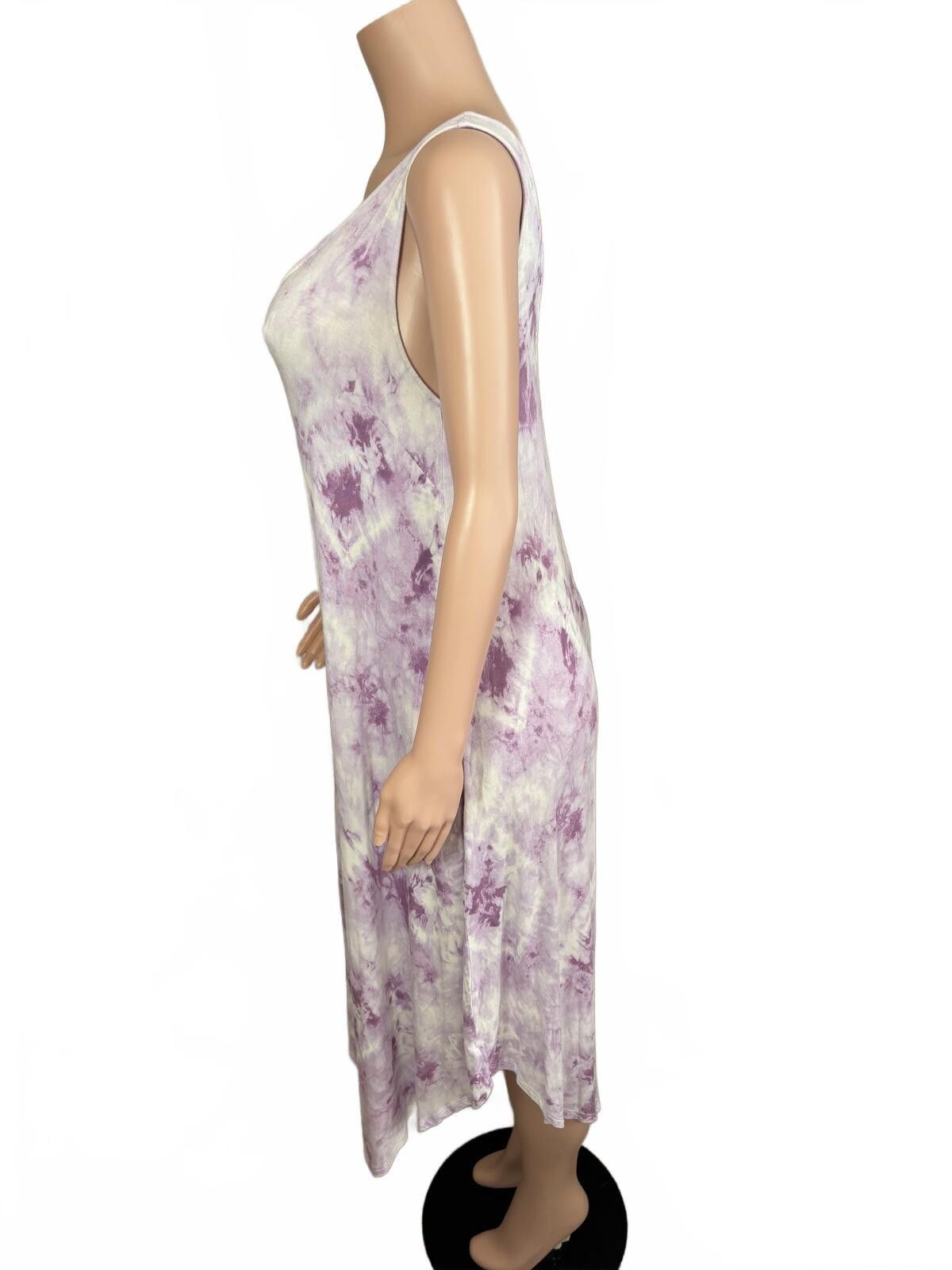 Cosmic Wonder Hippie Boho Sleeveless Tie-Dye Jumpsuit. Small. Size 28" / US 6 / IT 42 - 3 Thumbnail