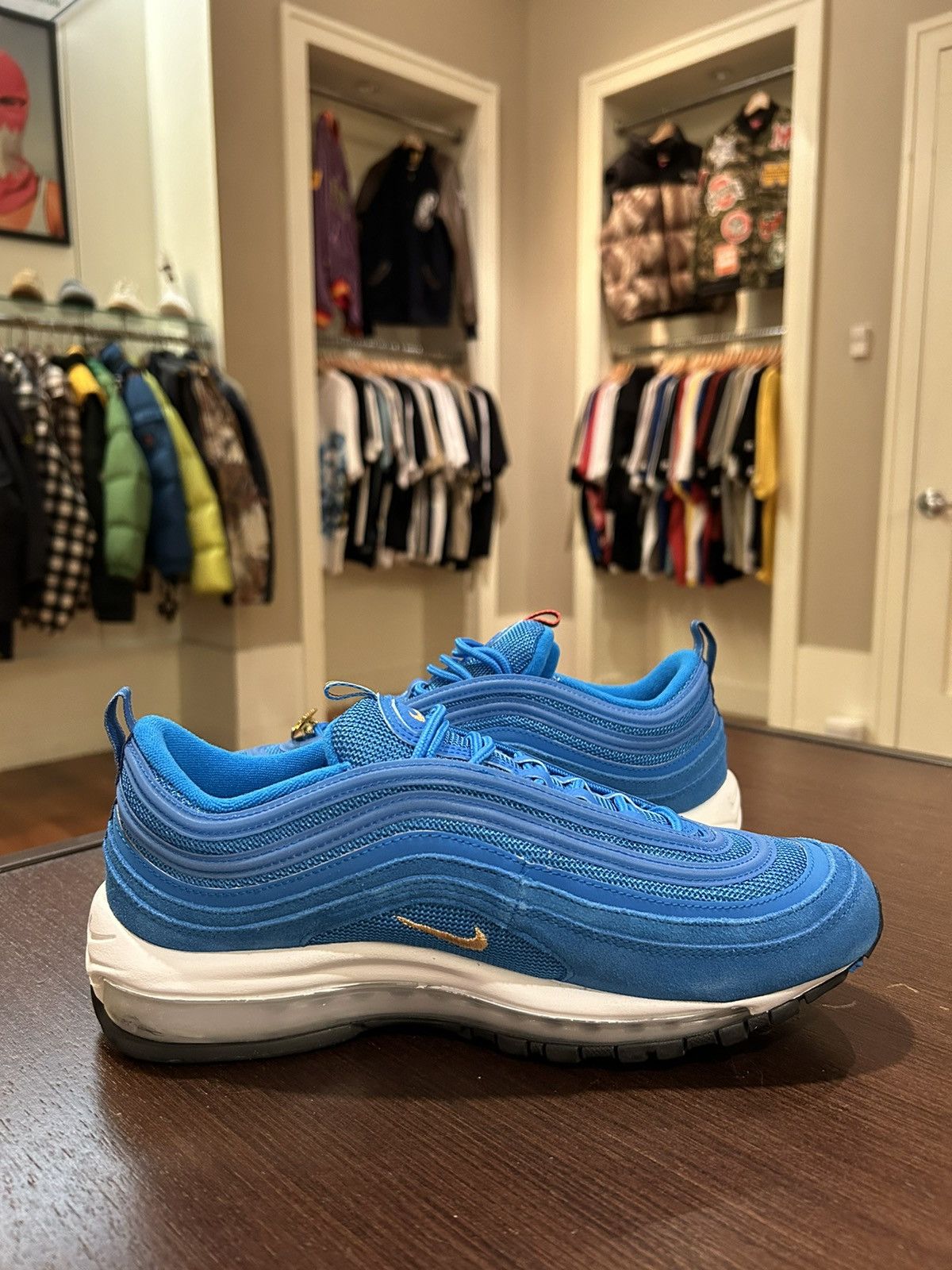 Nike Nike Air Max 97 Olympic Rings Pack Blue Size US 8.5 / EU 41-42 - 4 Thumbnail