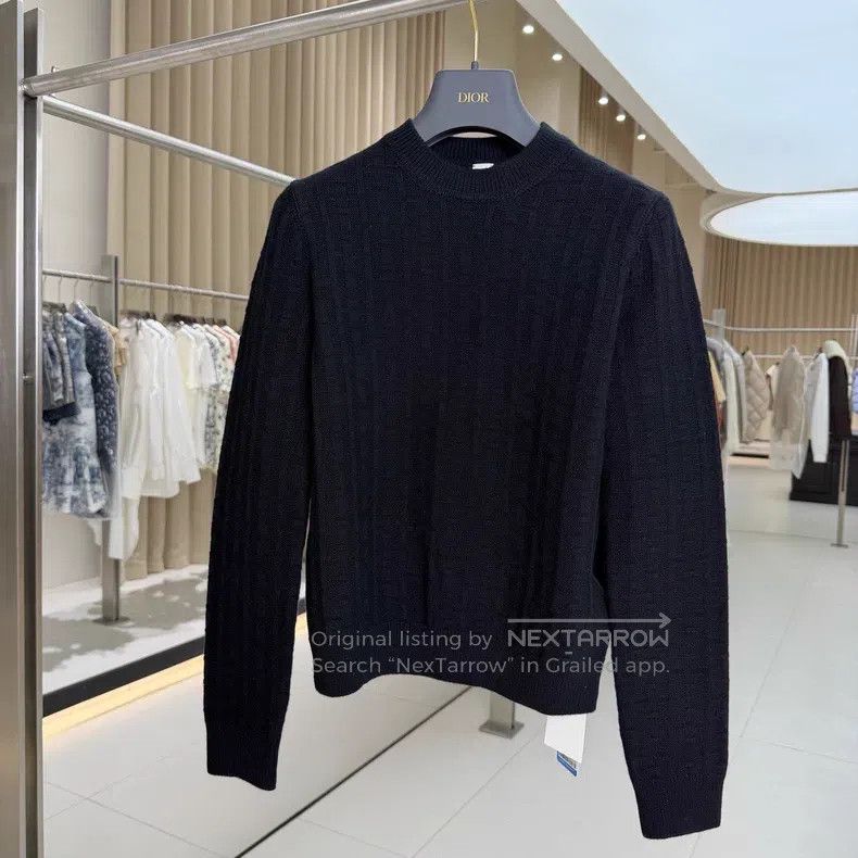 Hermes Hermes Black wool H printed base layer sweater Size XS / US 0-2 / IT 36-38 - 1 Thumbnail