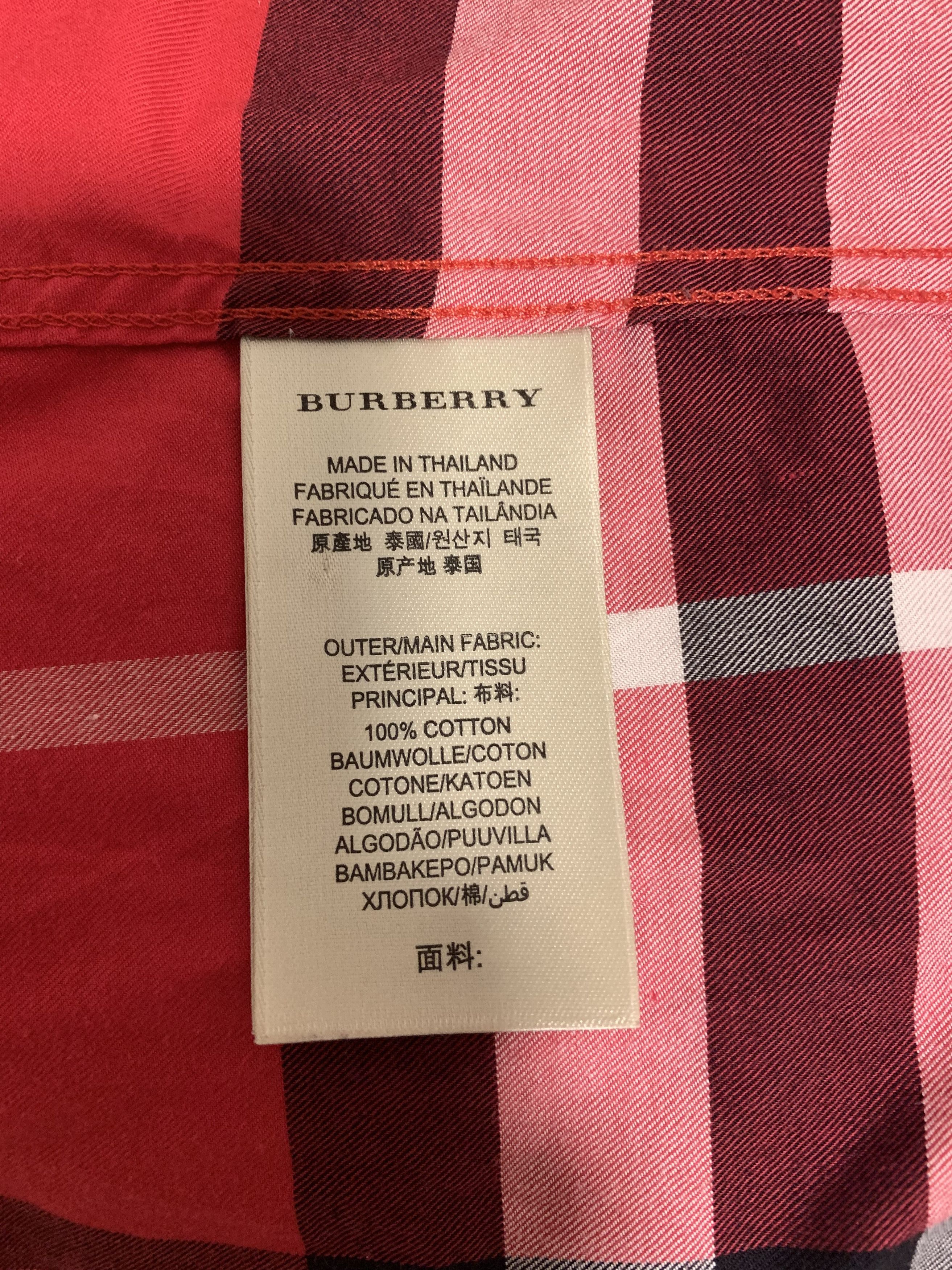 Burberry Burberry Cotton Shirt Size US M / EU 48-50 / 2 - 5 Thumbnail