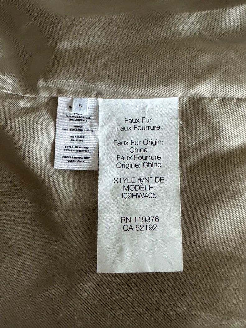 Helmut Lang HELMUT LANG Off-white fur coat Size S / US 4 / IT 40 - 2 Thumbnail