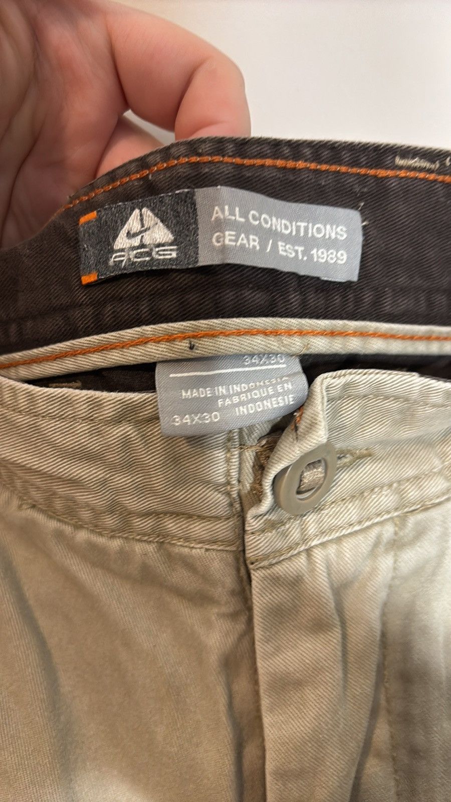 Nike × Nike ACG × Vintage Vintage Nike ACG Cargo Pants Size US 32 / EU 48 - 3 Thumbnail