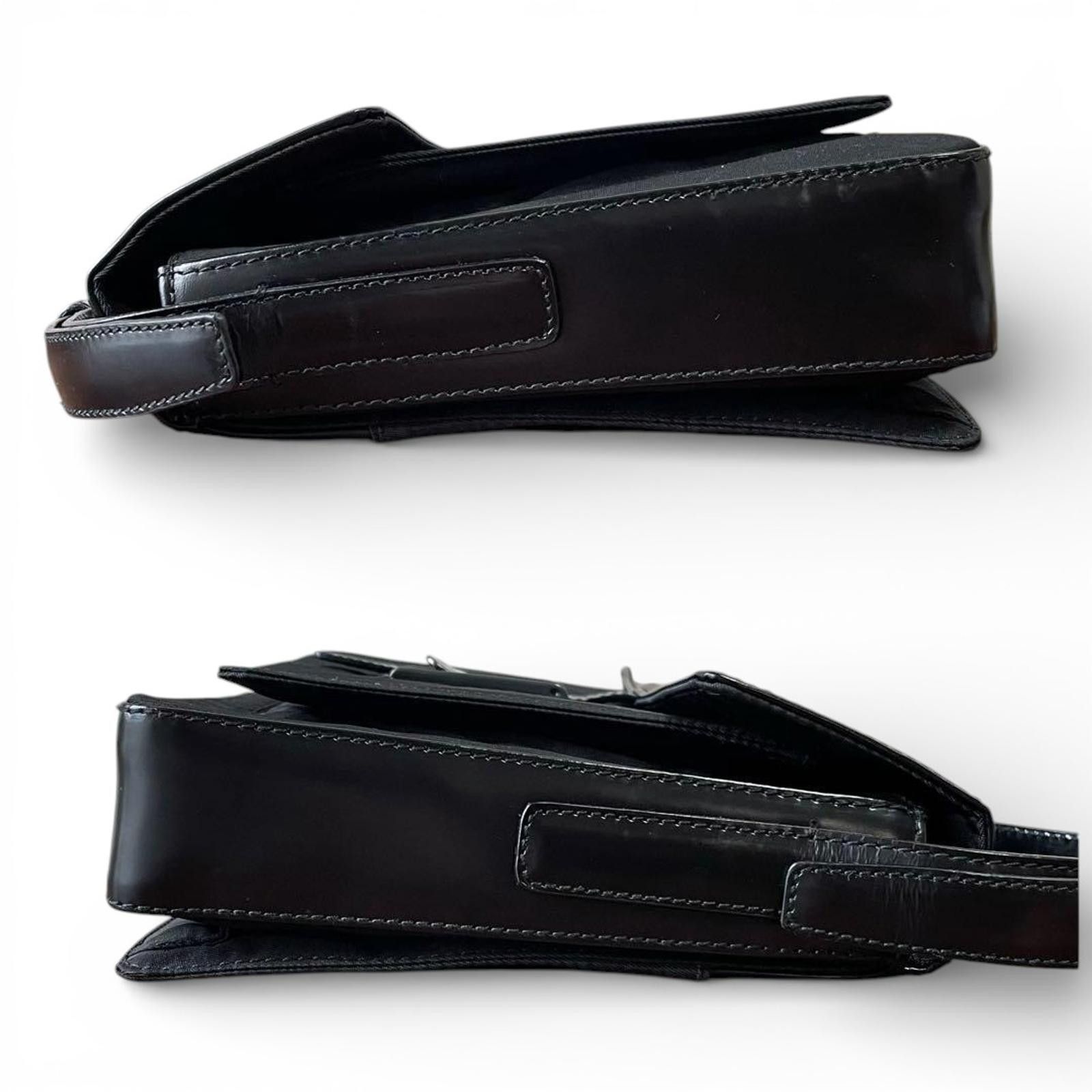 Prada Prada - Womens Black Leather Shoulder Bag Size ONE SIZE - 4 Thumbnail