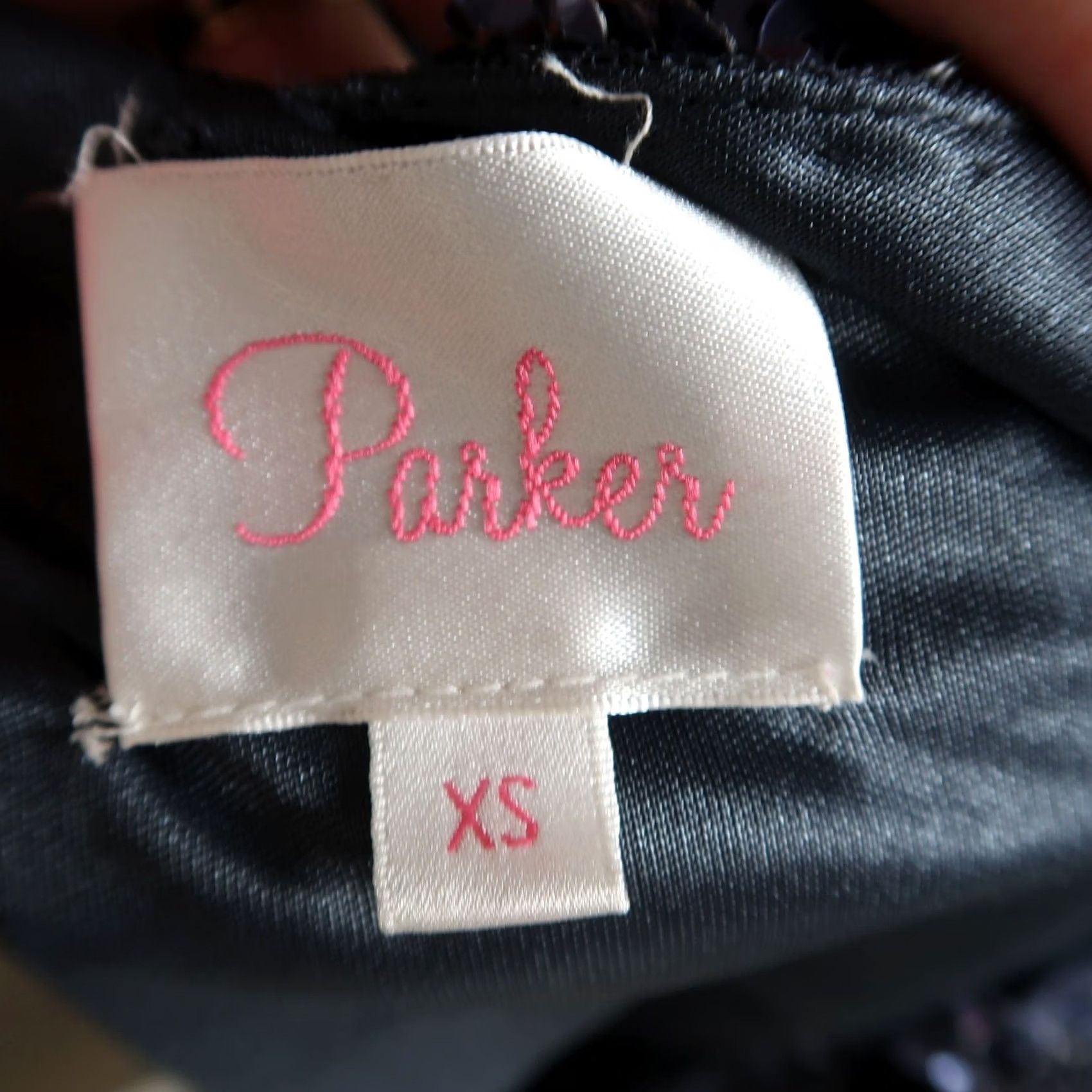 Parker Parker Navy Blue Sequin Beaded Camisole Tank Top XS Womens Size XS / US 0-2 / IT 36-38 - 6 Thumbnail