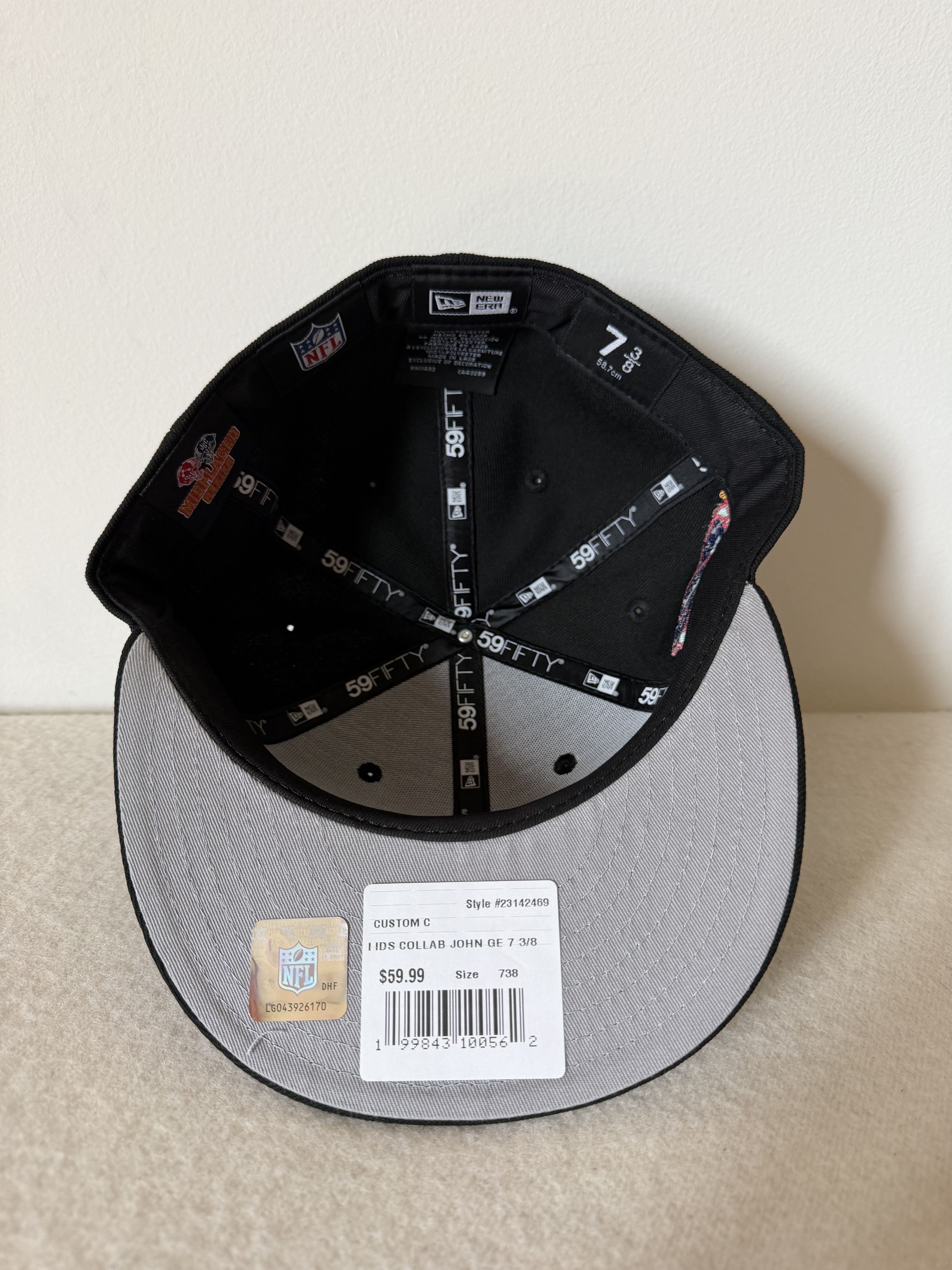 New Era 7 3/8 John Geiger New Era Misplaced Series Balimore Ravens Size ONE SIZE - 6 Thumbnail