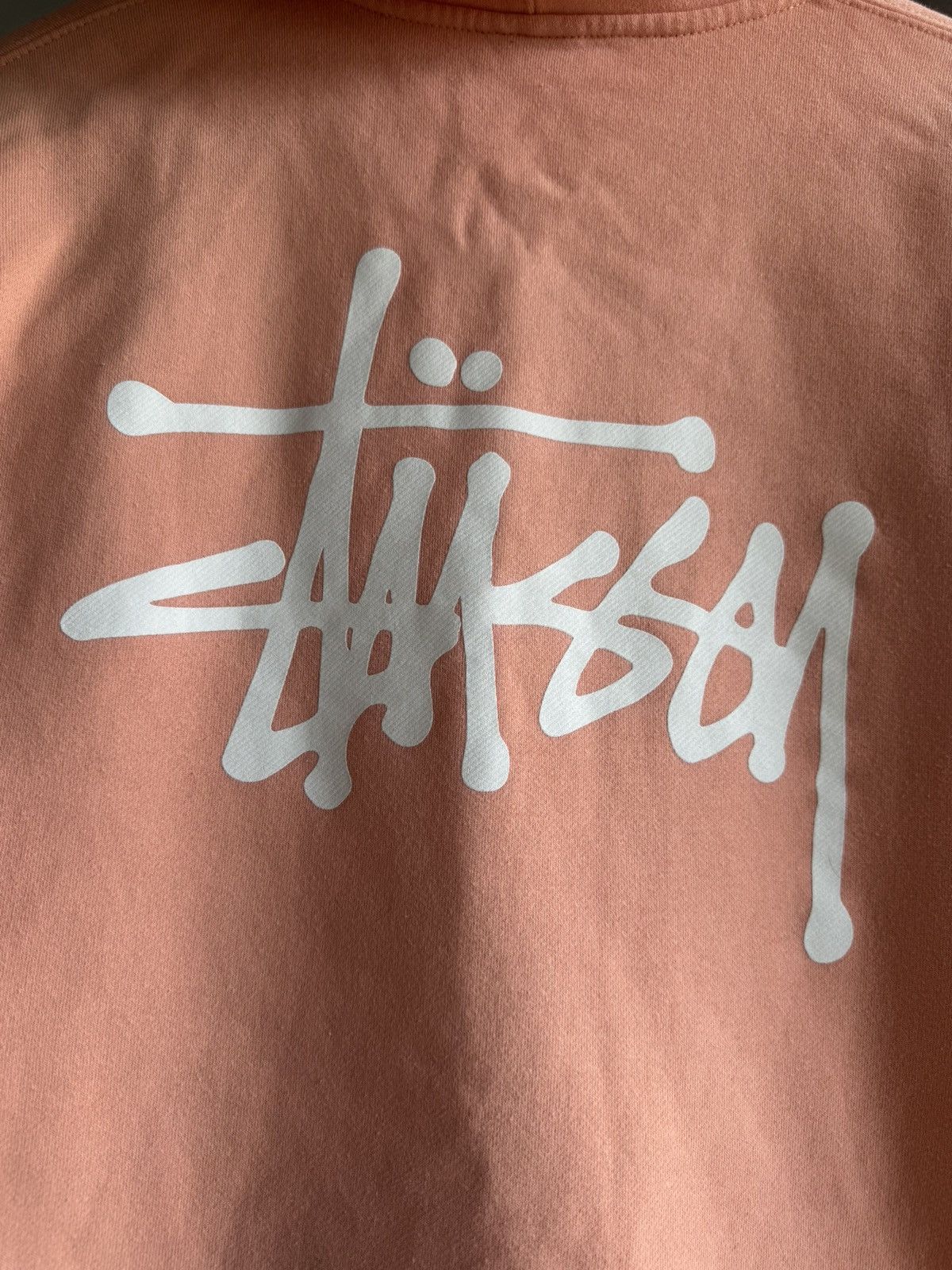 Stussy Stussy peach zip hoodie 00,s Size US L / EU 52-54 / 3 - 5 Thumbnail