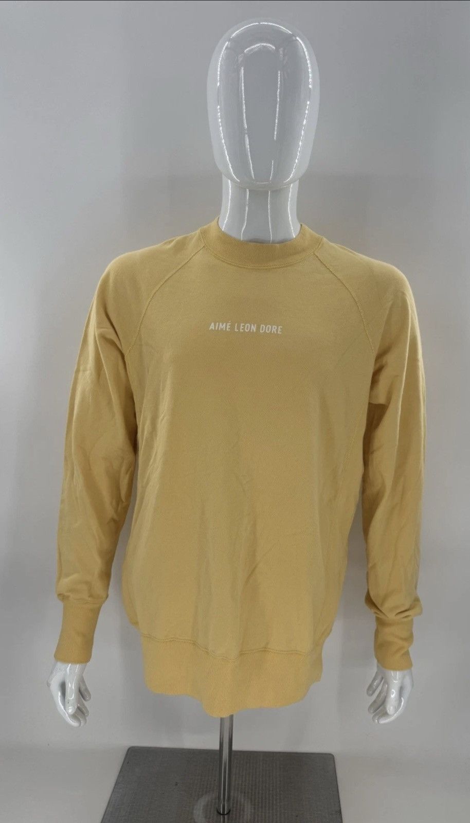 Aime Leon Dore Aime Leon Dore Crewneck Sweatshirt Pullover Yellow Men’s M Size US M / EU 48-50 / 2 - 1 Thumbnail