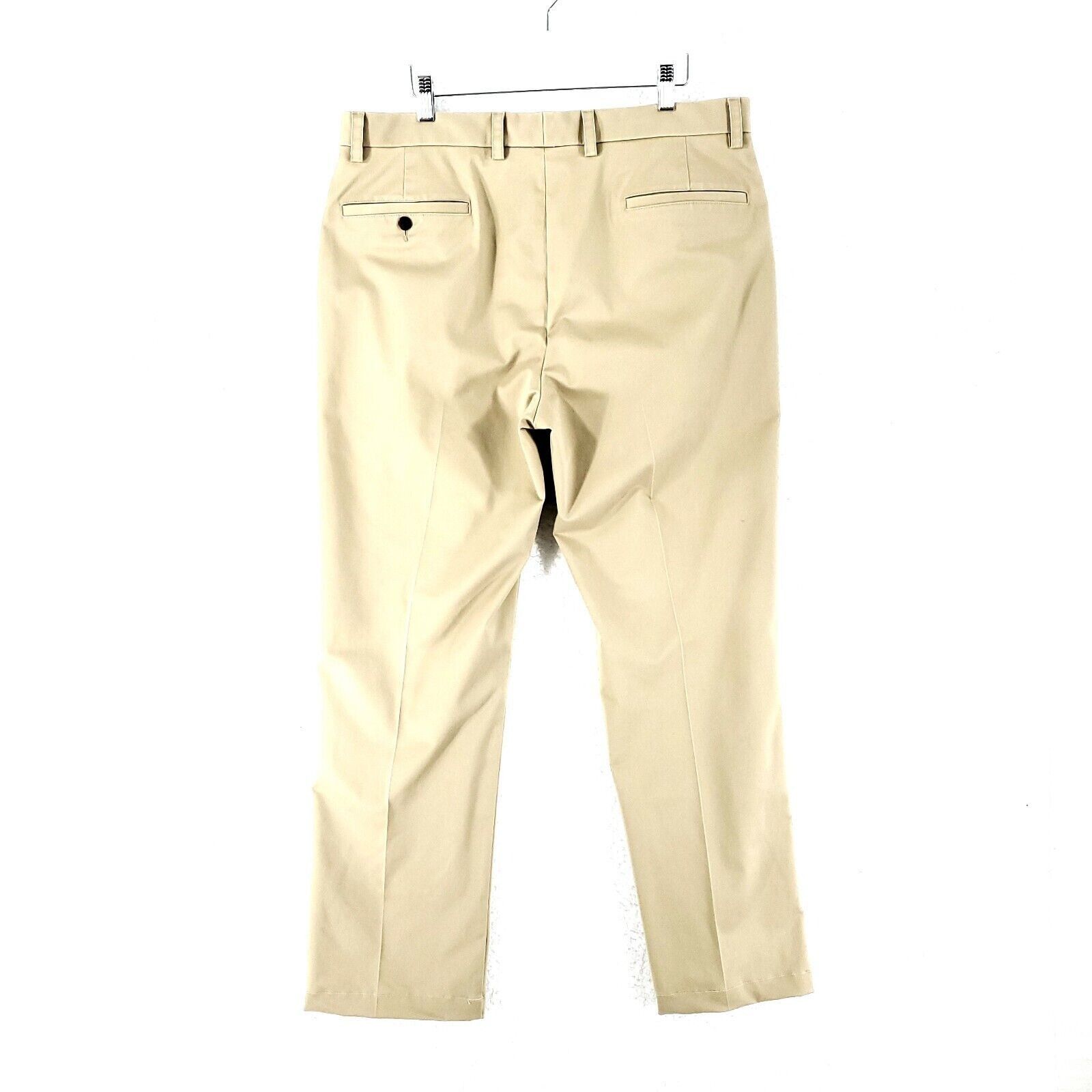 Orvis Orvis Cotton Spandex Flat Front Mid Rise Tan Chino Pants 36/ Size US 36 / EU 52 - 2 Thumbnail