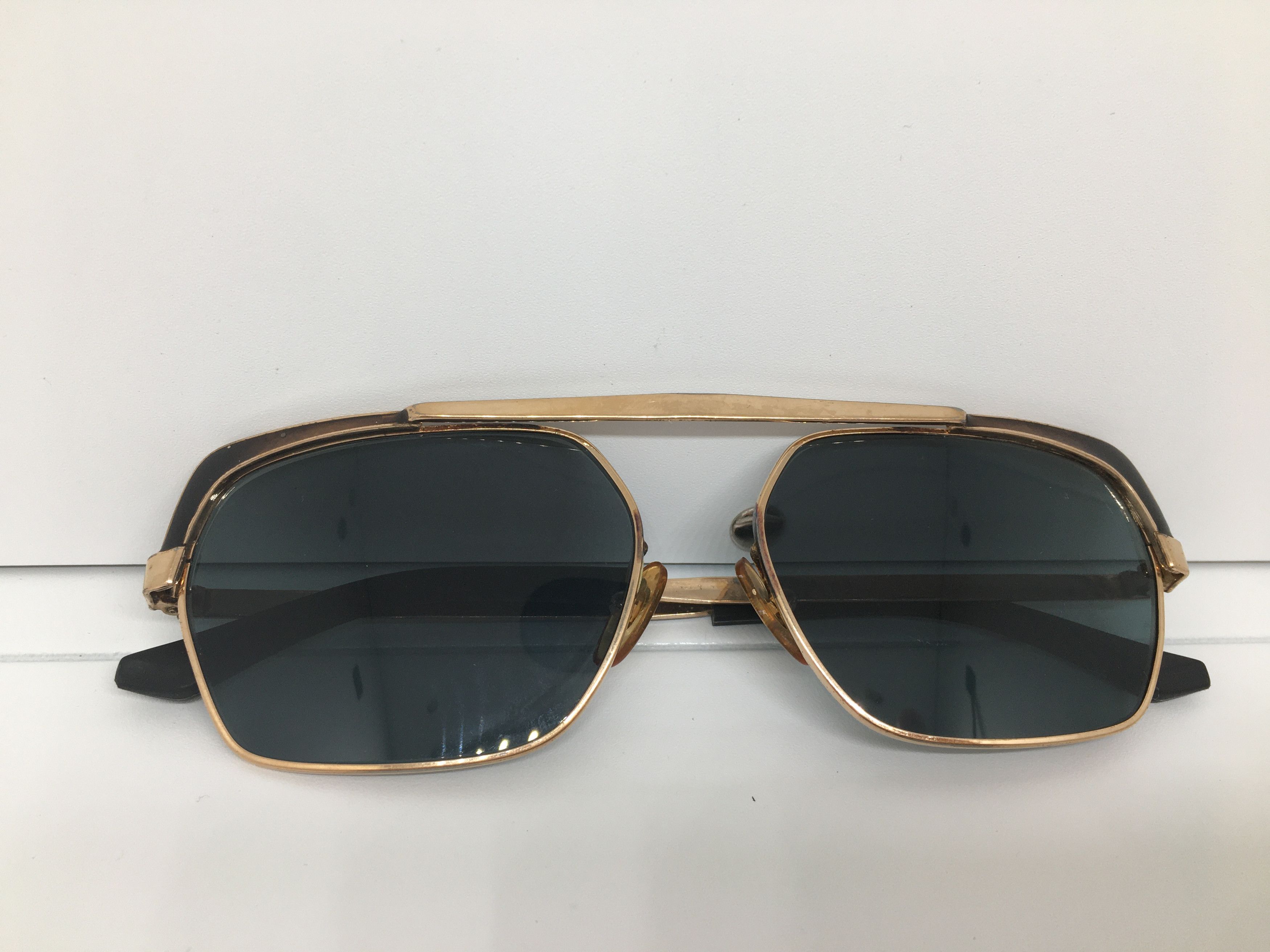 Vintage Vinatge Amor Gold ROCKABILLY sunglasses Frame France Size ONE SIZE - 8 Thumbnail