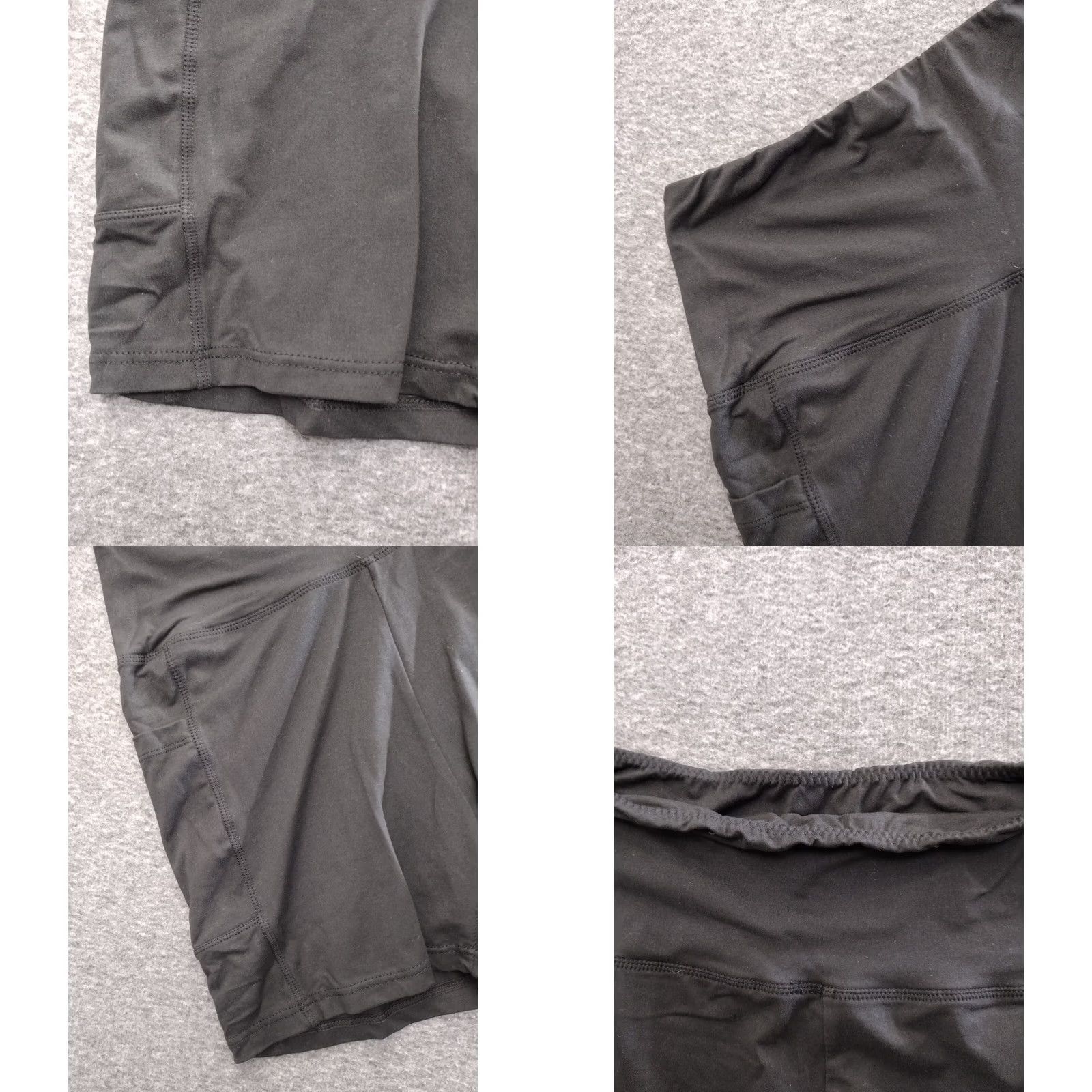 Vintage VINTAGE Unbranded Active Shorts Women’s S/M Black Biker 3.5 Inseam Pockets Gym & Training Womens Shorts Size 28" / US 6 / IT 42 - 8 Thumbnail