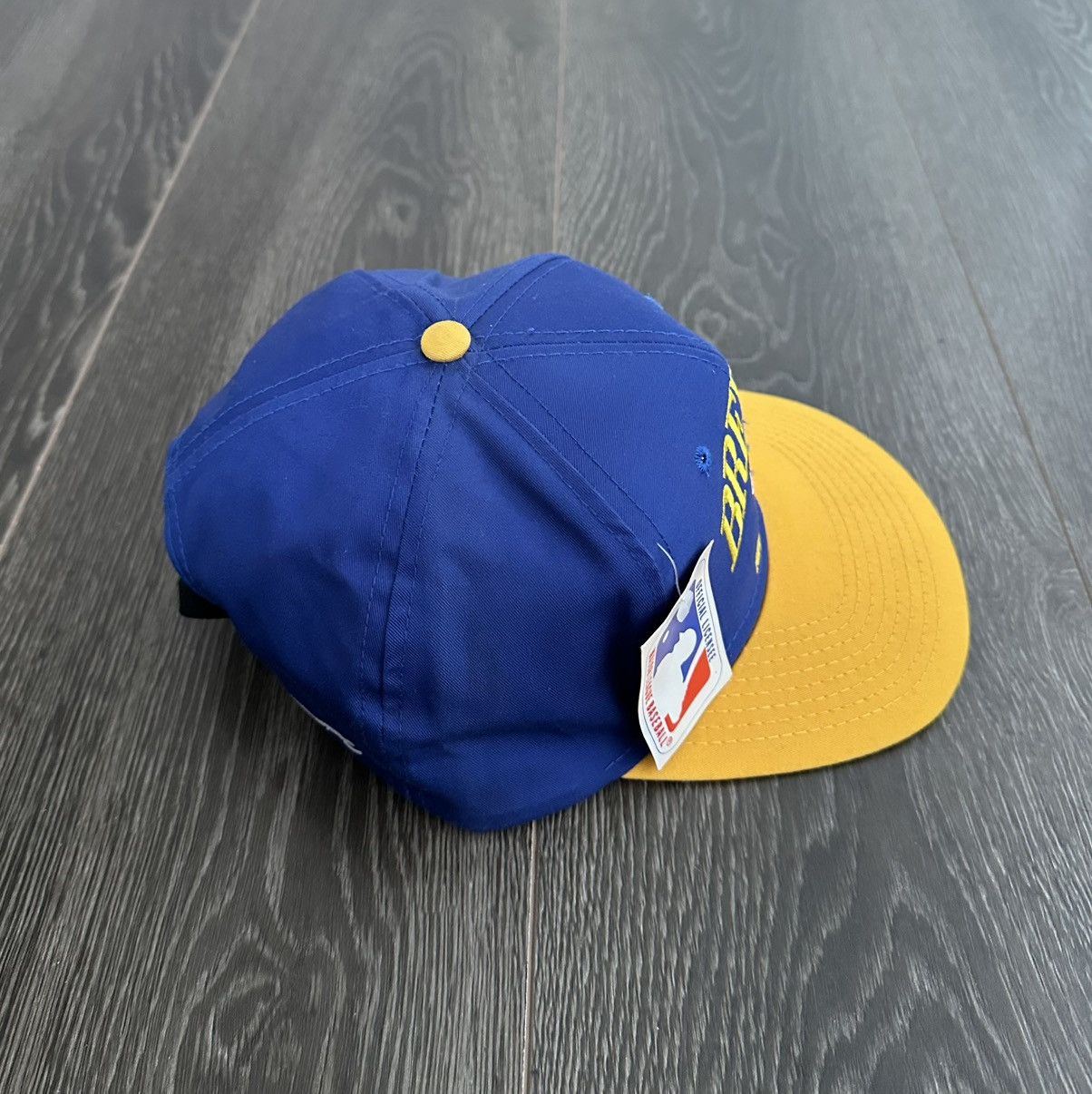 MLB Vintage 90s Eds West Milwaukee Brewers snapback Hat Size ONE SIZE - 3 Thumbnail