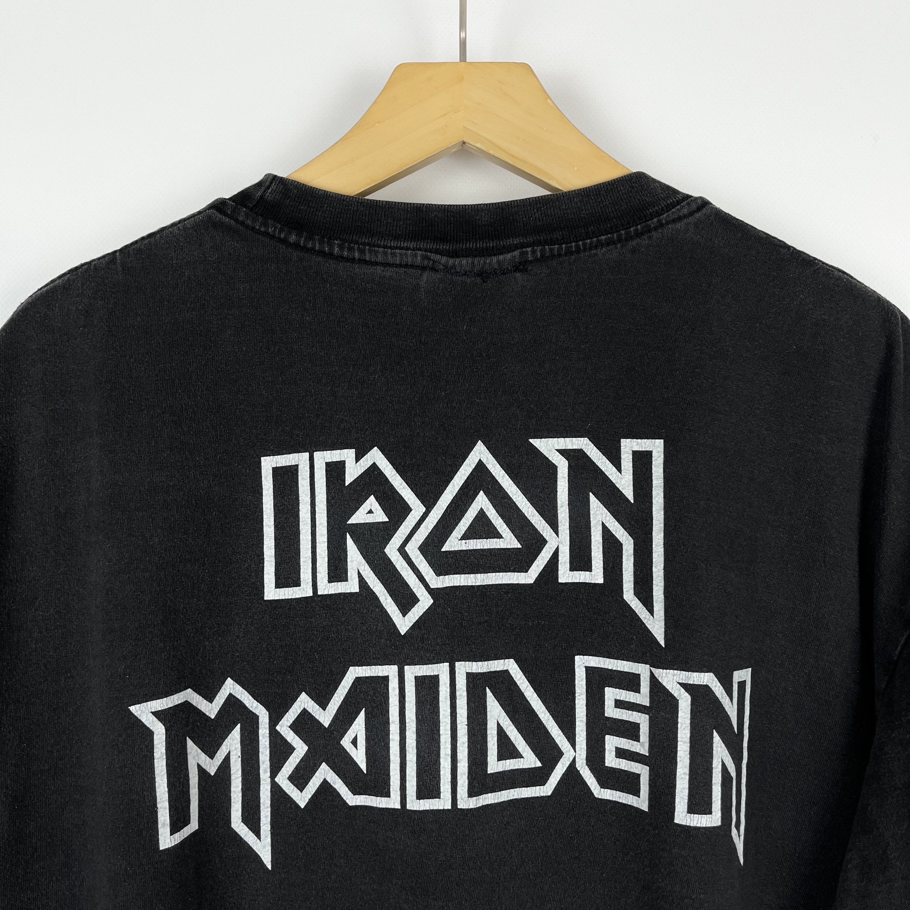 Band Tees Vintage Iron Maiden Rare Rock Band T Shirt 90’s Size US XL / EU 56 / 4 - 16 Thumbnail
