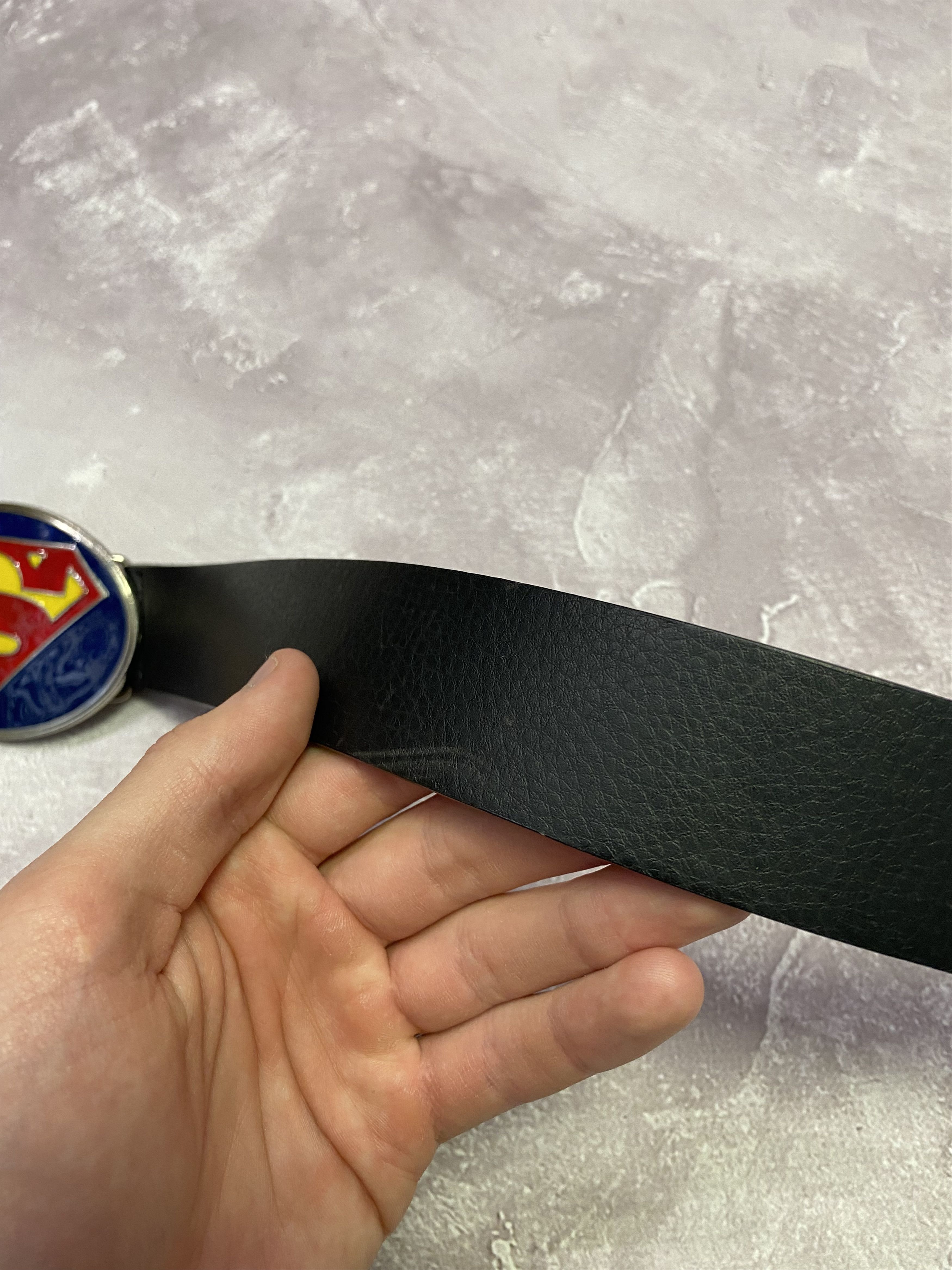 Marvel Comics Y2K Super Man Metal Buckle Belt Size ONE SIZE - 7 Thumbnail