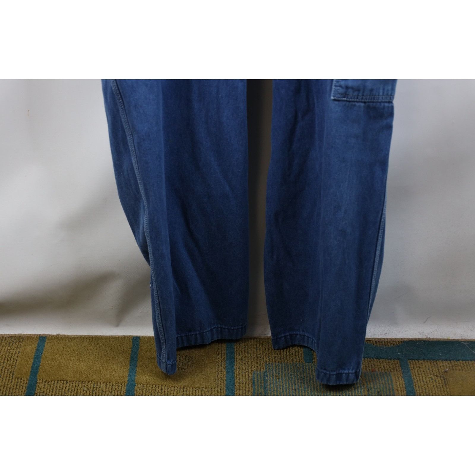Vintage Vintage 90s Streetwear Distressed Wide Leg Denim Overalls Size US 44 / EU 60 - 22 Thumbnail