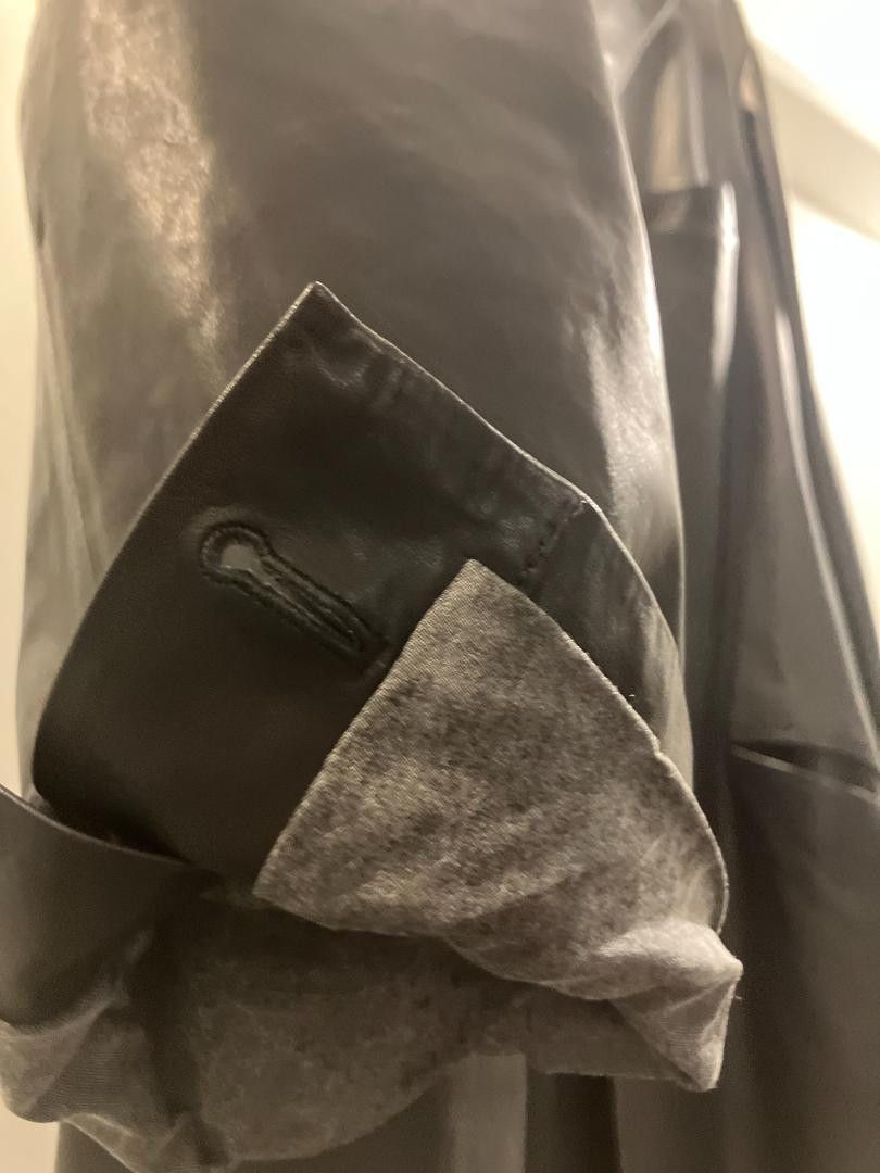 Yohji Yamamoto Yohji Yamamoto POUR HOMME 2023AW Leather Coat Size US M / EU 48-50 / 2 - 3 Thumbnail