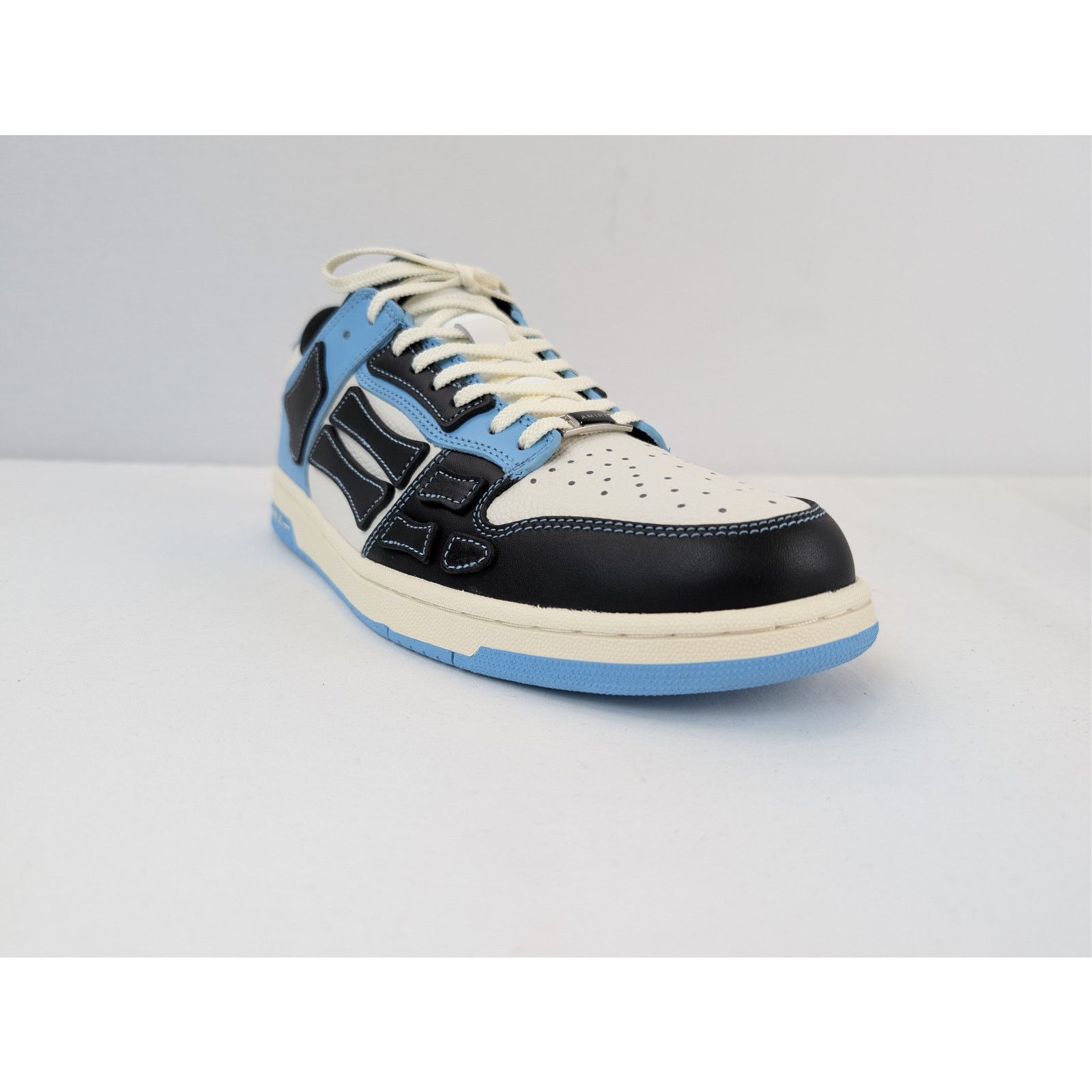 Amiri o1rshd1 Skel Low-Top Sneakers in Air Blue Size US 12 / EU 45 - 2 Thumbnail
