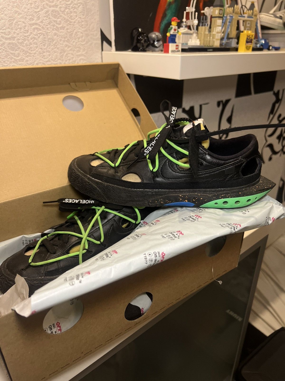 Nike × Off-White (offers🤝)Off White x Nike Blazer almost new💫 Size US 8 / EU 41 - 5 Thumbnail