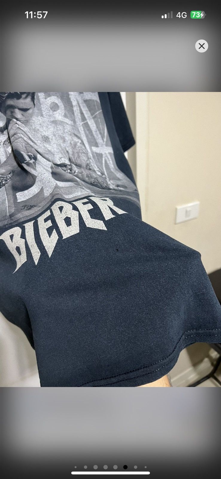 Justin Bieber Faded Justin Bieber Purpose Tour Size US L / EU 52-54 / 3 - 9 Thumbnail