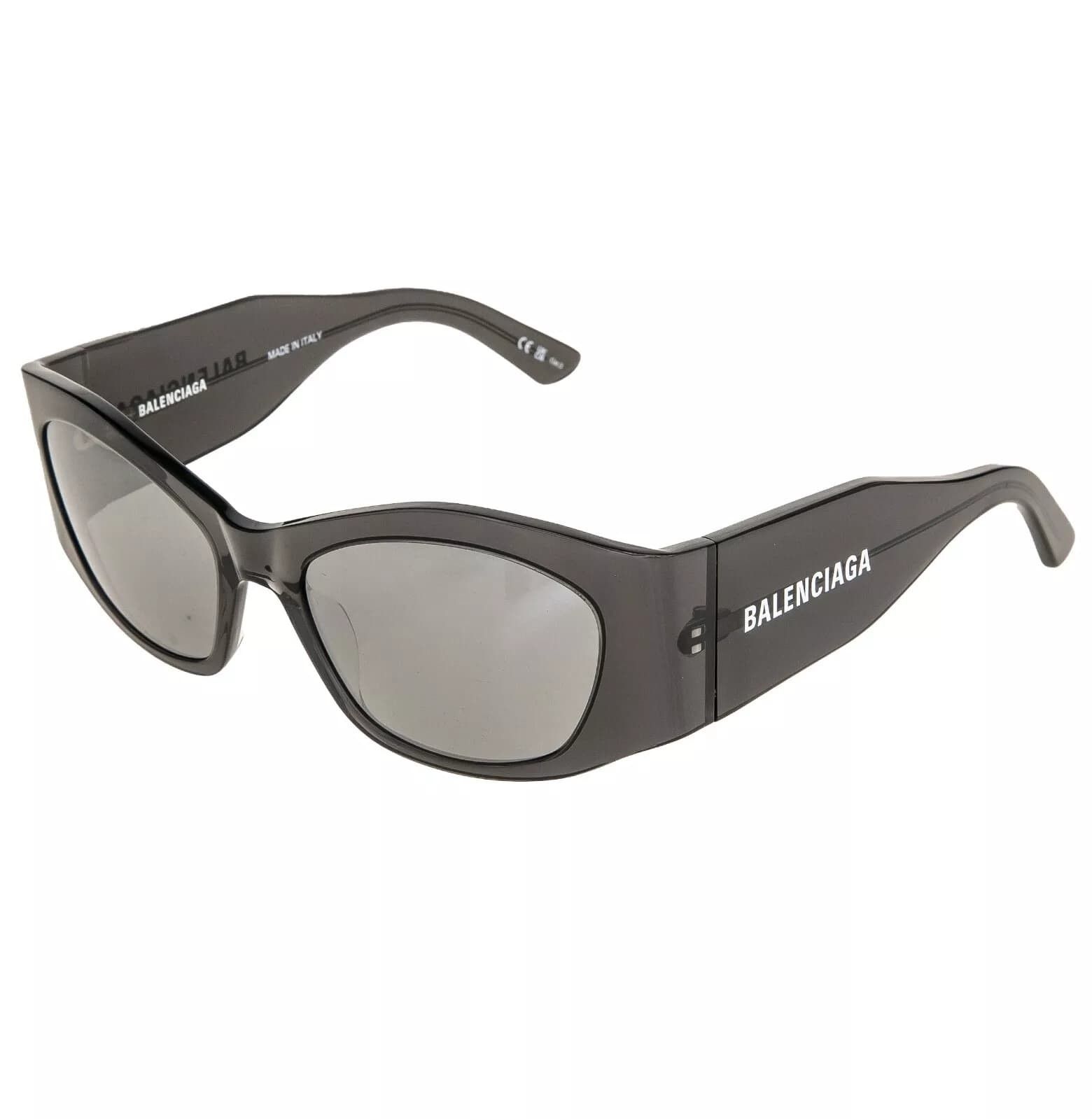 Balenciaga BALENCIAGA PANTHER 0329 Gray Silver Mirror BB0329S 003 Size ONE SIZE - 4 Thumbnail