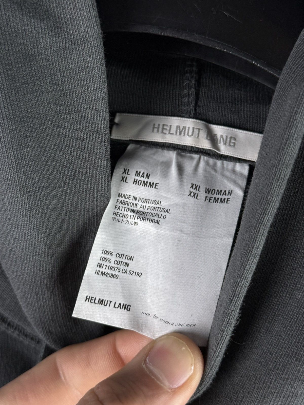 Helmut Lang Helmut Lang Blue Striped “Standard Bars” Hoodie Size US XL / EU 56 / 4 - 7 Thumbnail