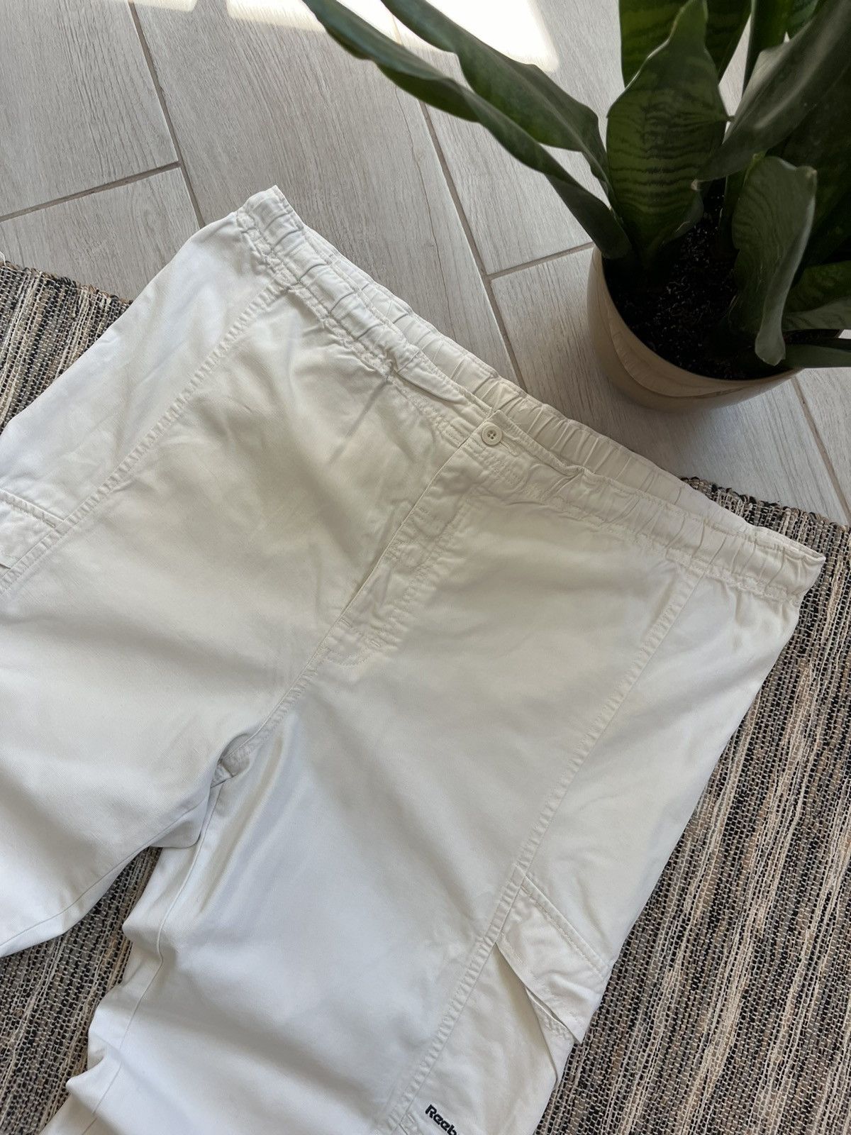 Reebok × Vintage Vintage Reebok cargo pants white sweatpants Size US 36 / EU 52 - 3 Thumbnail