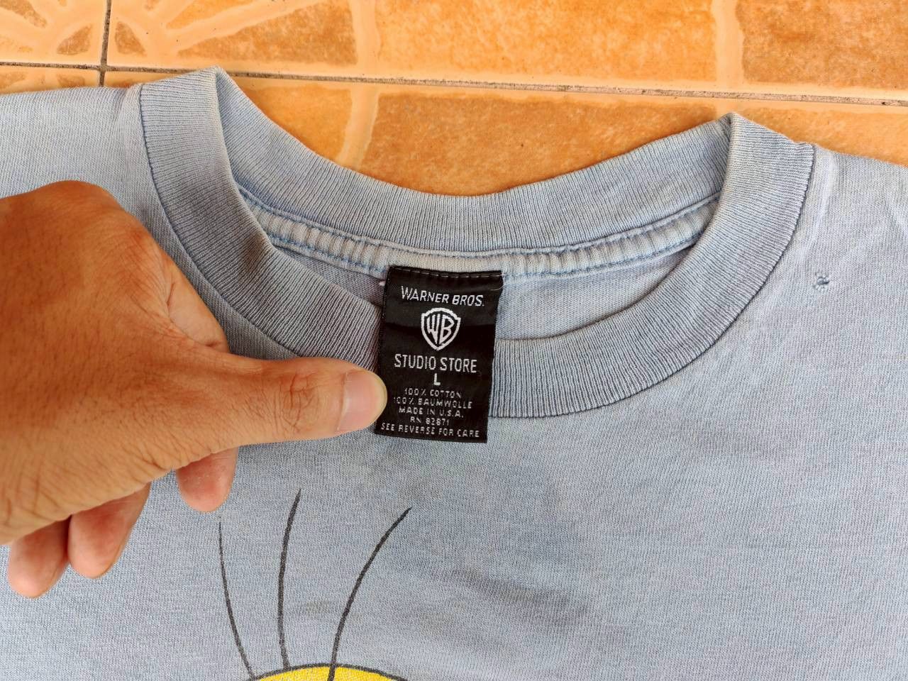 Other 1996 Tweety Looney Tunes Vintage T Shirt Single Stitch Size US L / EU 52-54 / 3 - 3 Thumbnail