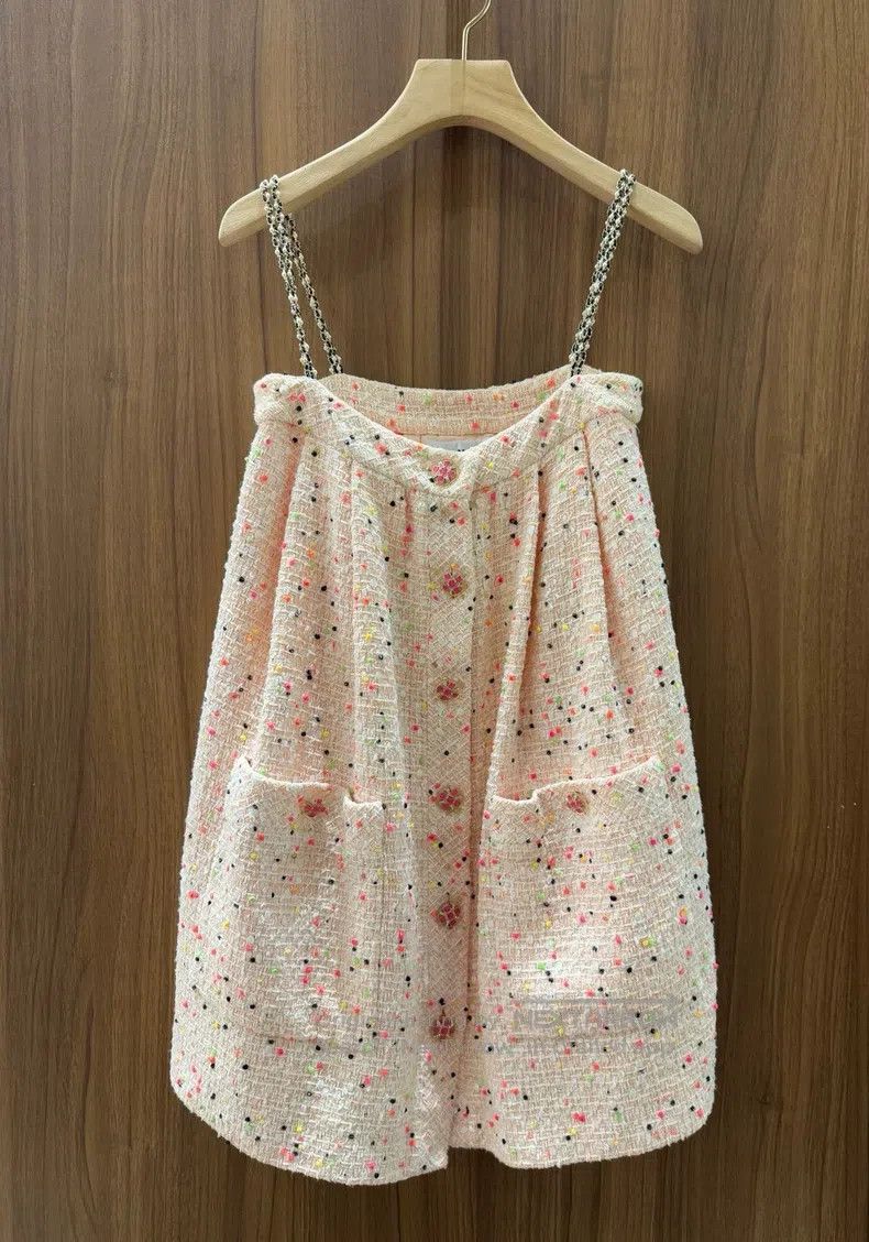 Chanel Chanel Beach series tweed strap dress Size XS / US 0-2 / IT 36-38 - 1 Thumbnail