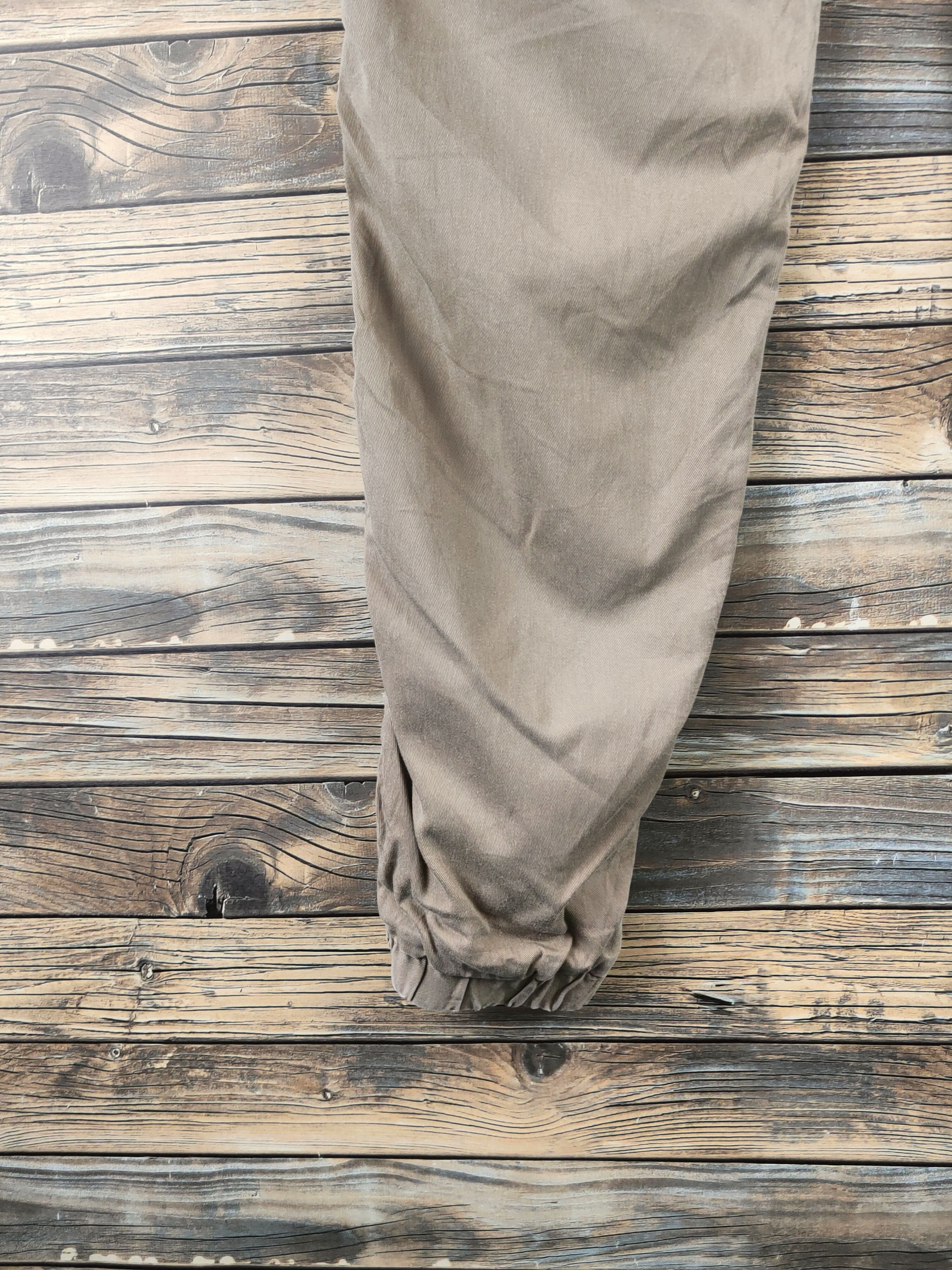 Japanese Brand DL Uniqlo Beige Multipocket Joggers #46-336 Size US 32 / EU 48 - 9 Thumbnail