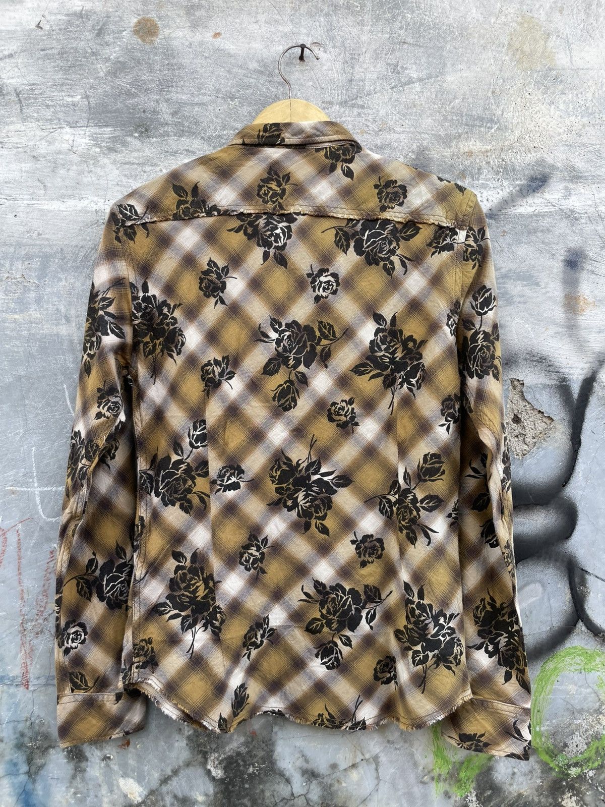Rare Tornado Mart Flower Printed Button Shirt
