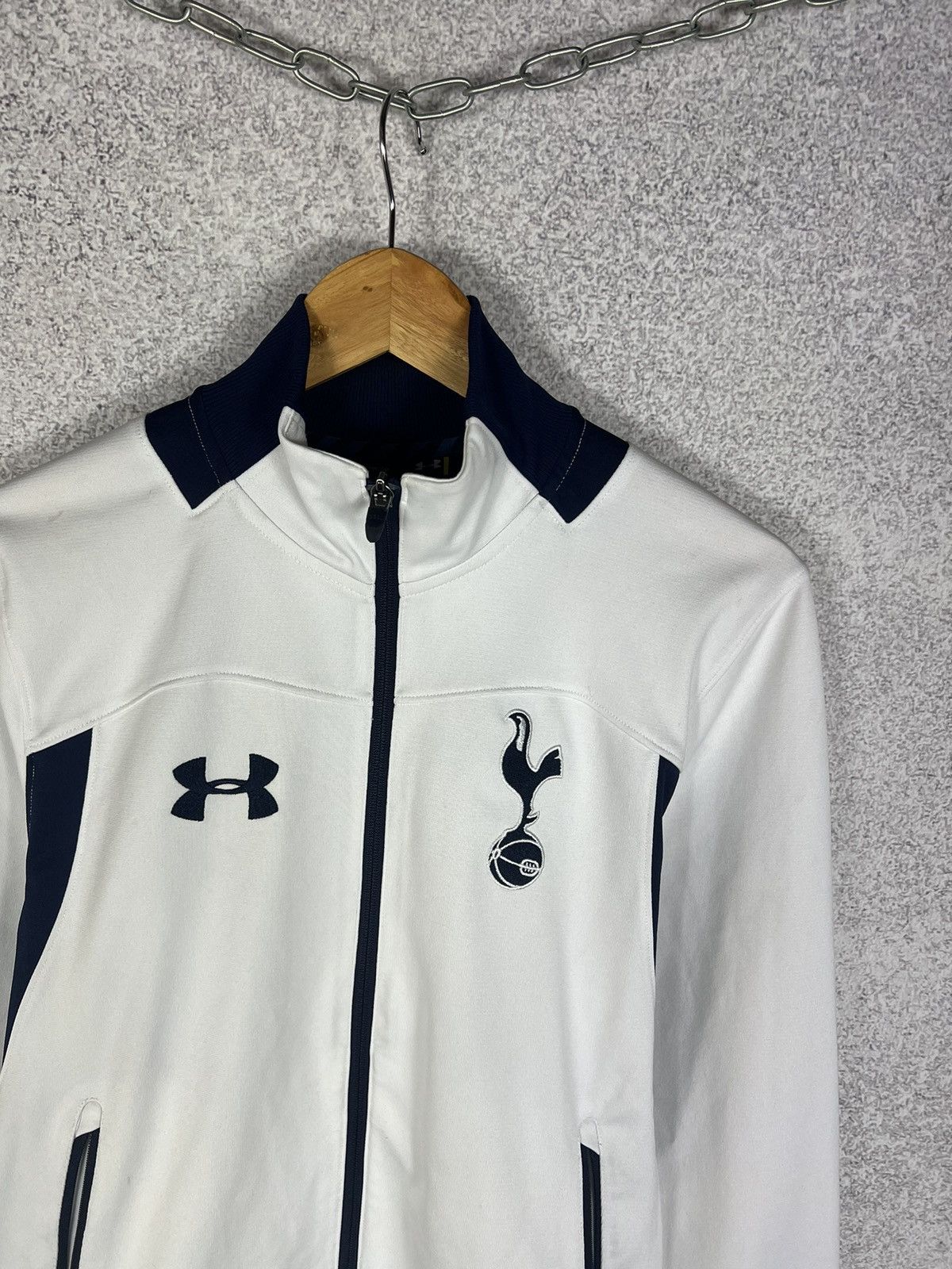 Vintage FC Tottenham Spurs Under Armour Soccer Track Jacket Football Size US S / EU 44-46 / 1 - 3 Thumbnail