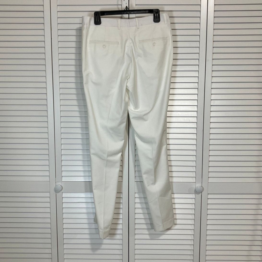 Other Wehilion Vintage Ivory Flat-front Slim Fit Pants Mens S Size US 34 / EU 50 - 2 Thumbnail
