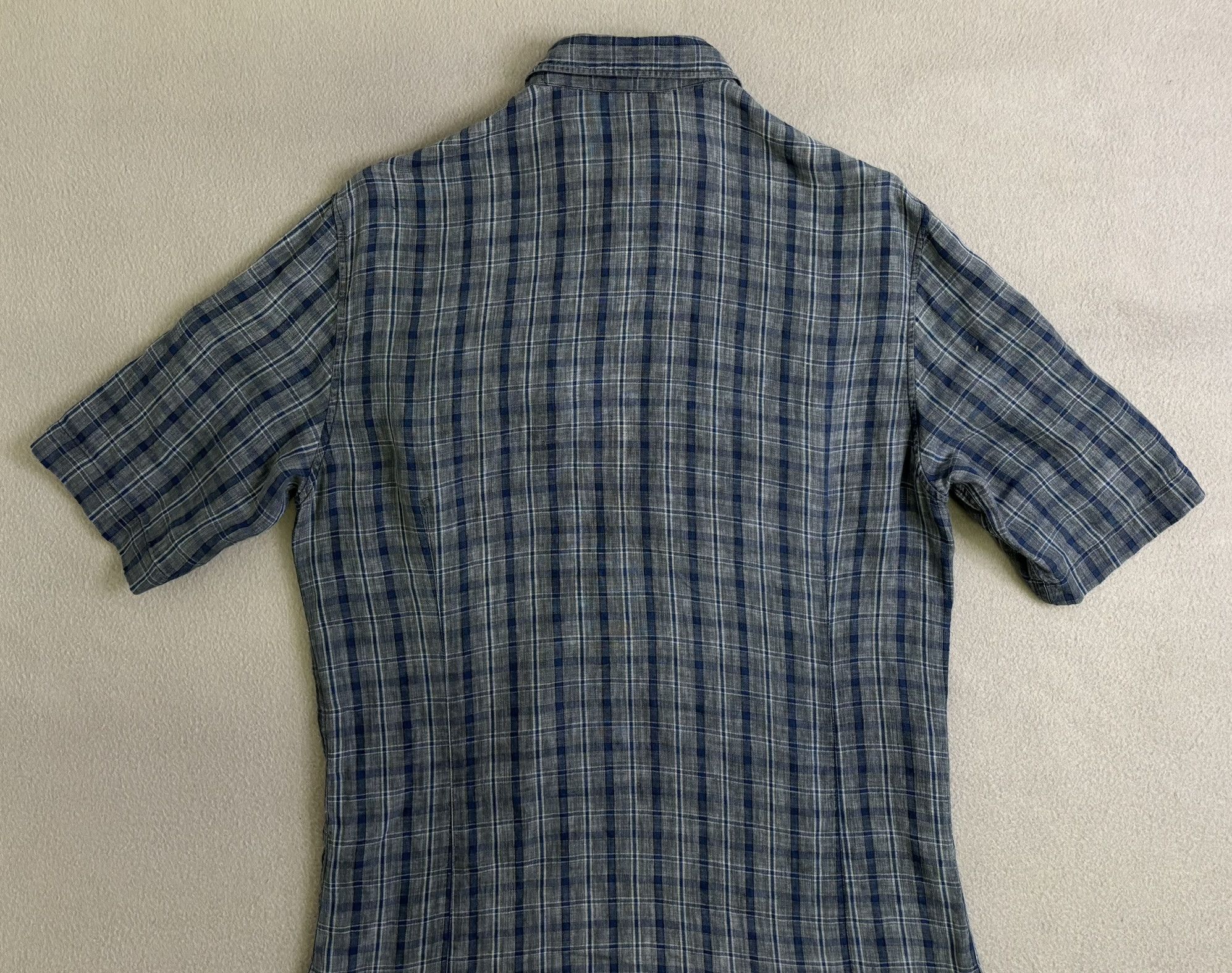 Just Cavalli Just Cavalli 100% Linen Shirt Size 48 Size US M / EU 48-50 / 2 - 8 Thumbnail