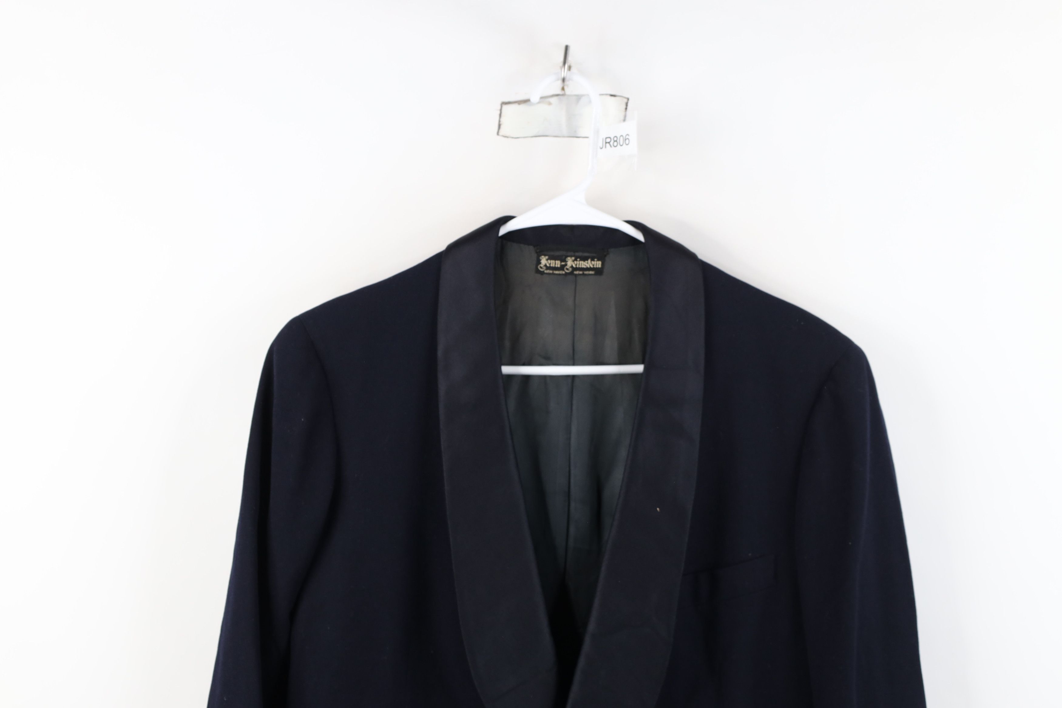 Vintage Vintage 30s Fenn Feinstein Satin Trim Tuxedo Suit Jacket USA Size US L / EU 52-54 / 3 - 2 Thumbnail
