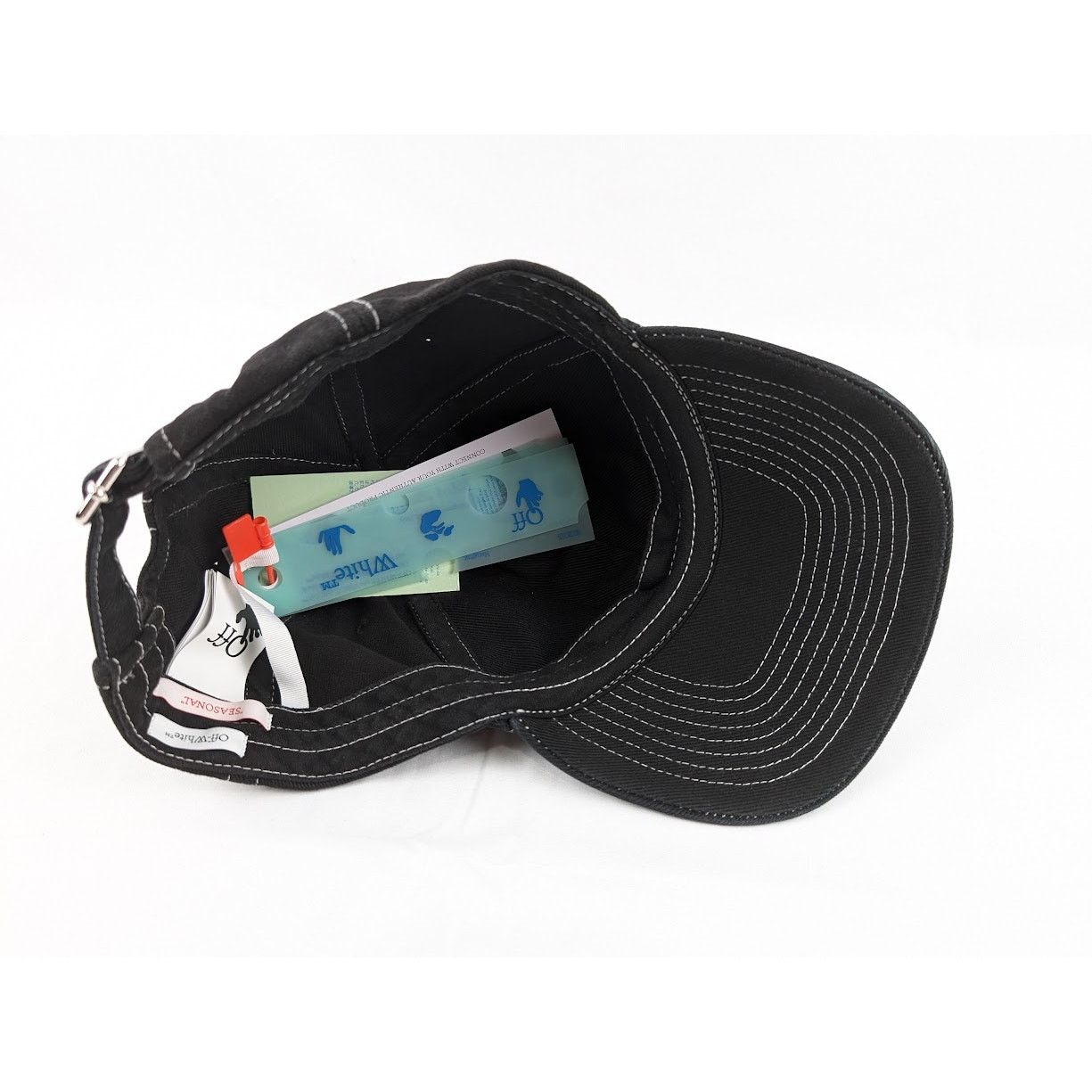 Off-White o1rshd1 Size: OS Bookish OW Laund Baseball in Black / White Size ONE SIZE - 17 Thumbnail