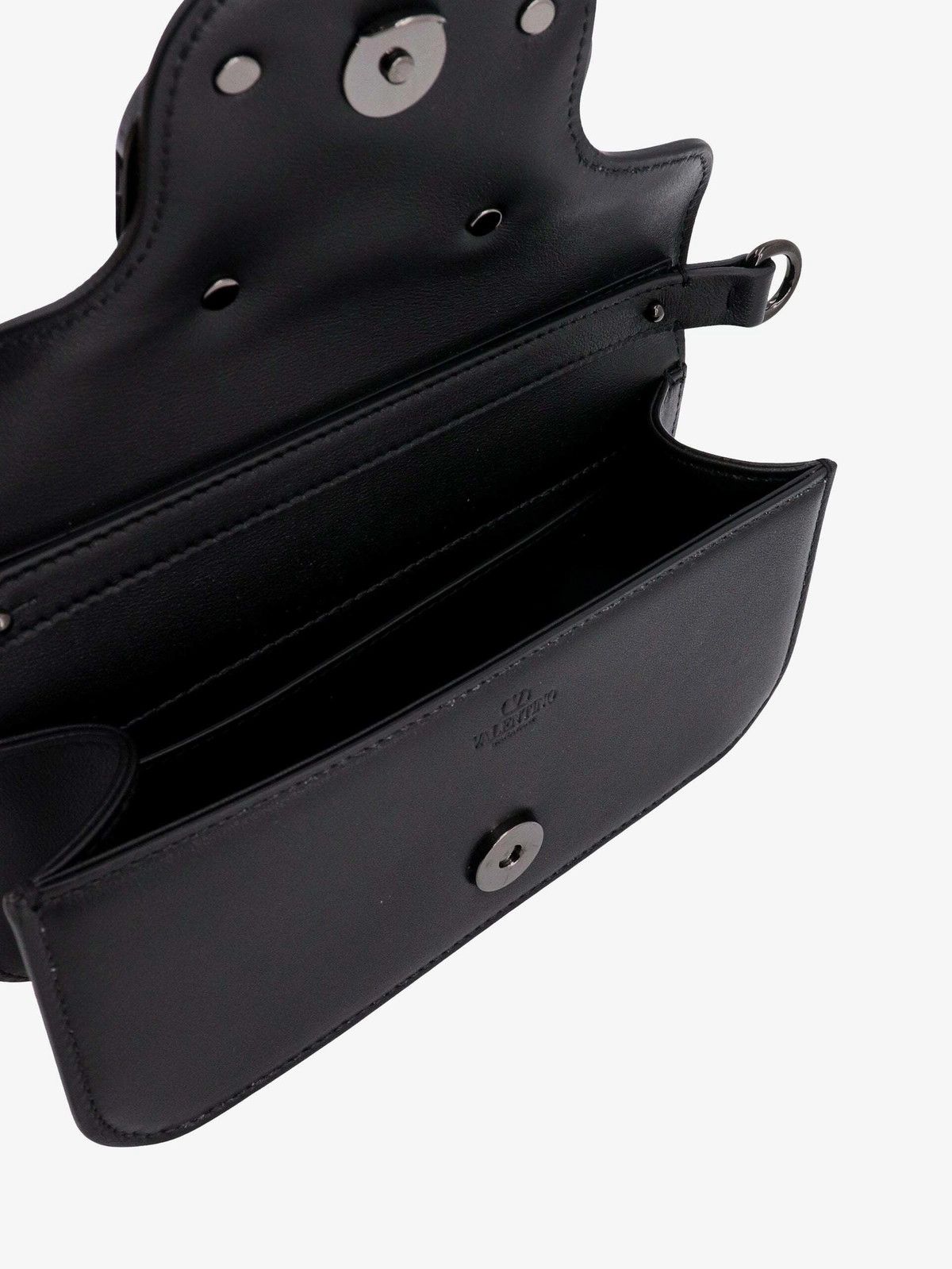 Valentino o1y0525 Size : OS / Logo Handbag in Black Size ONE SIZE - 4 Thumbnail