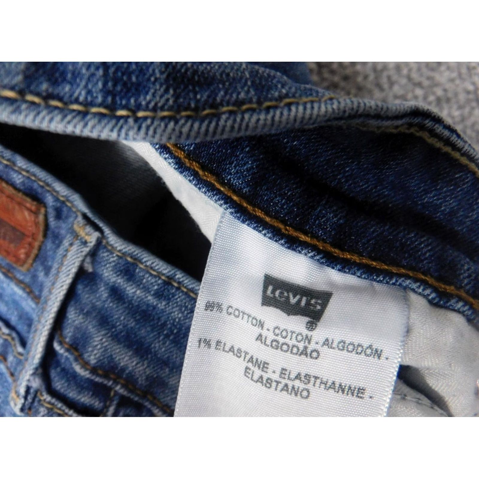 Levi's Levi's Jeans Womens Slim Straight Denim 29 Blue Classic Zipper Zip Cotton 29in Regular Inseam 29 Levi’s Demi Curve Size 29" - 6 Thumbnail