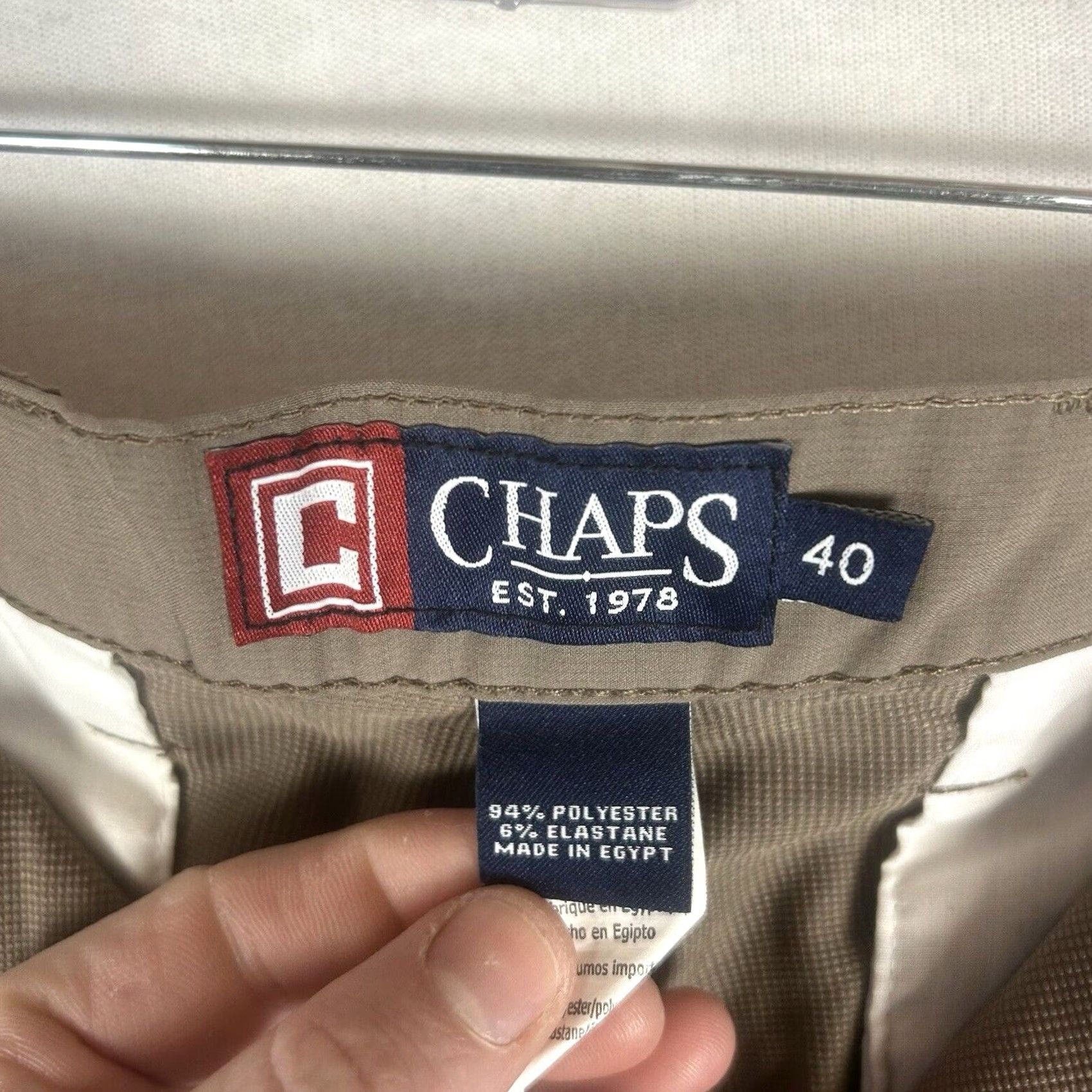 Chaps Chaps Chino Shorts Mens 40 Casual Flat Front 9in Inseam Pockets Stretch Front Flat Front Reg Casual Workwear Mens Size US 40 / EU 56 - 3 Thumbnail