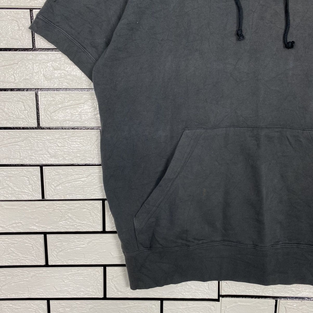 Japanese Brand 📌Vintage Hoodie Short Sleeve Piko Hawaii Big Logo Size US L / EU 52-54 / 3 - 5 Thumbnail