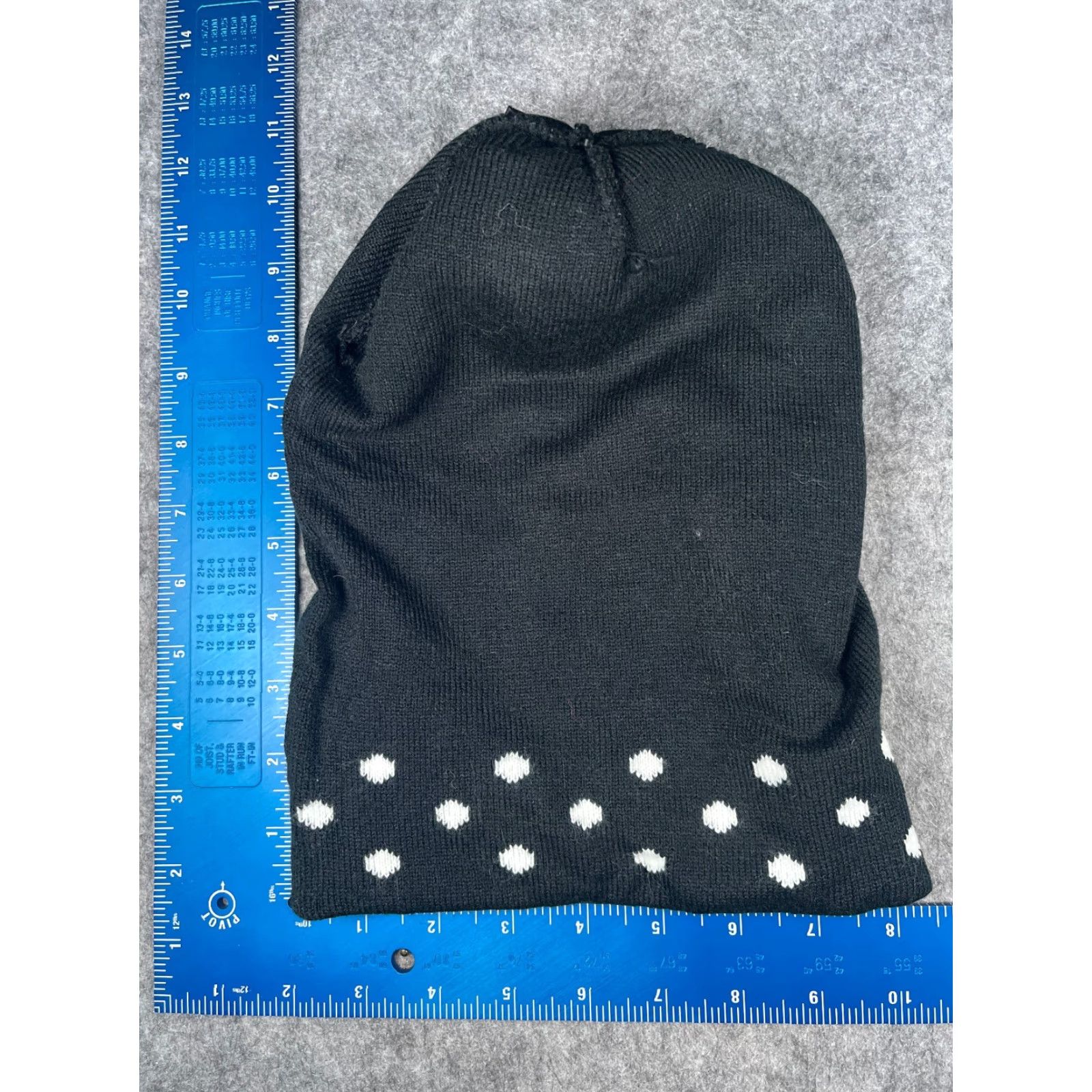 Disney Disney Beanie Toque Women One Size Black Acrylic Pom Minnie Mickey Mouse Pattern: Polka Dot 90s Cartoon Disney Hat Womens Size ONE SIZE - 6 Thumbnail