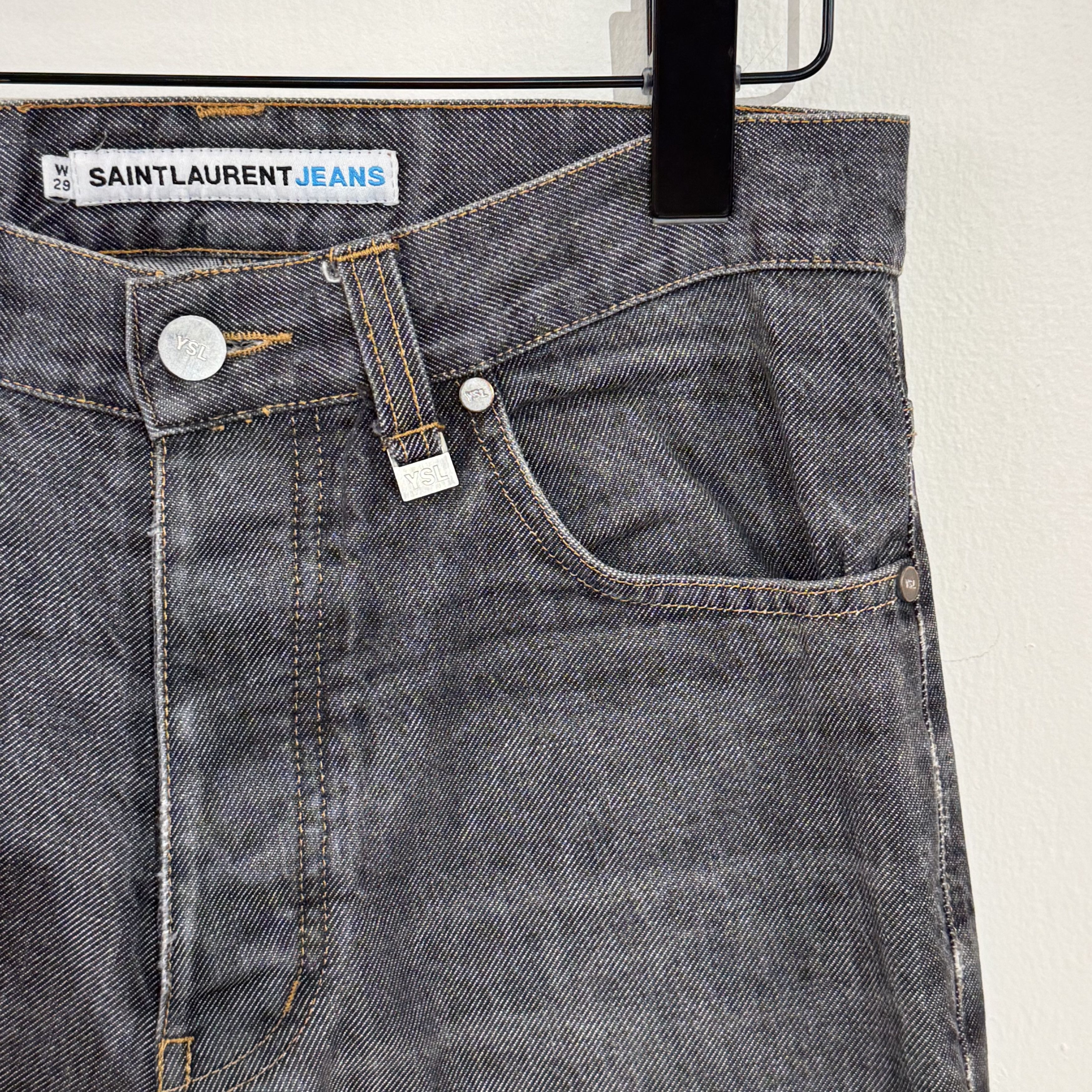 Saint Laurent Paris Saint Laurent Denim Pants Size US 28 / EU 44 - 2 Thumbnail