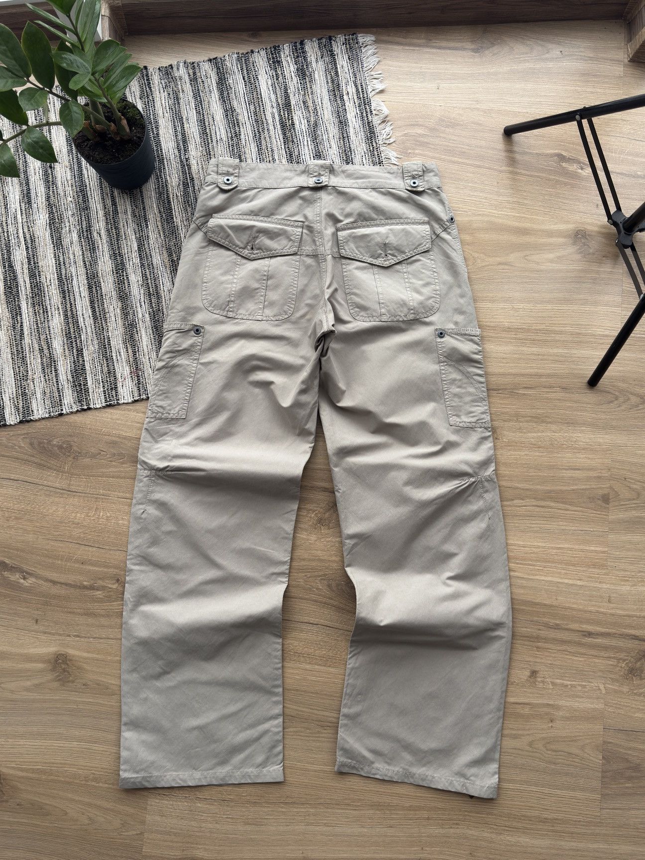 Dolce & Gabbana Vintage Dolce&Gabbana Multi pocket Cargo Y2K Beige Pants Men Size US 32 / EU 48 - 18 Thumbnail