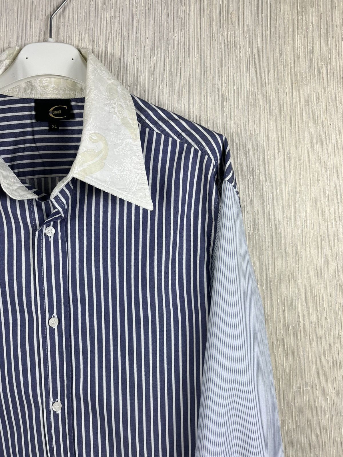 Roberto Cavalli Vintage Roberto Just Cavalli luxury baroque striped shirt Size US S / EU 44-46 / 1 - 6 Thumbnail