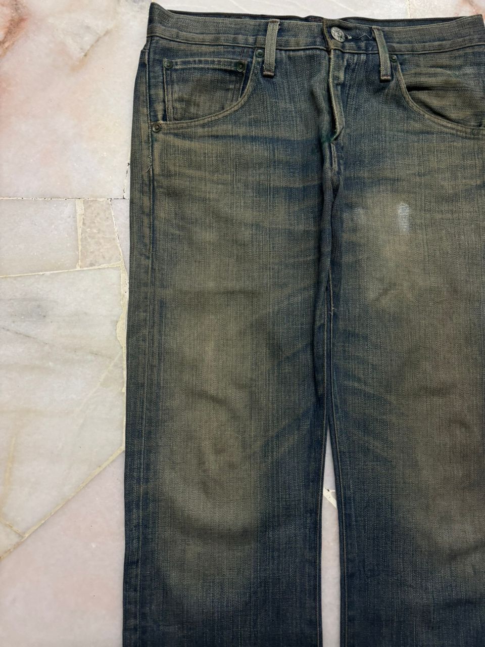 Levi's 💥Insane💥90s Levi’s 505 Premium Rusty Mudwash Thrashed Nice Size US 30 / EU 46 - 4 Thumbnail