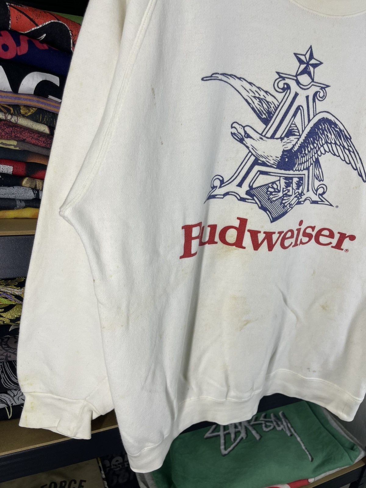 Budweiser Vintage 90's Budweiser King Of Beers Honey Buds Sweatshirt Size US M / EU 48-50 / 2 - 4 Thumbnail