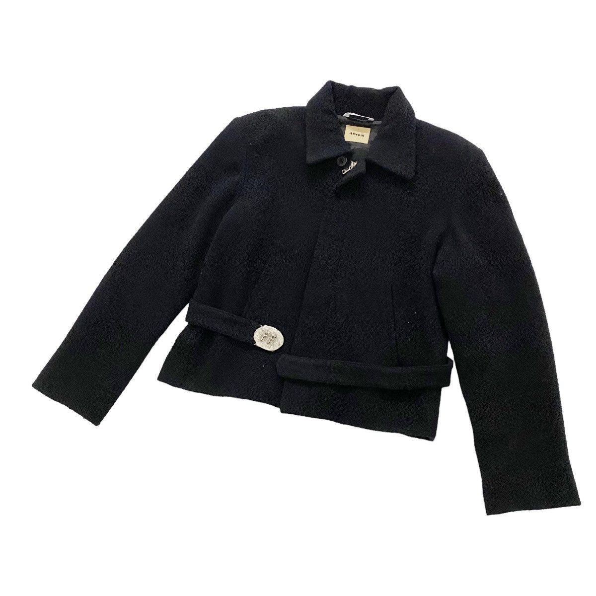 45rpm 45rpm wool cropped zipper jacket made in Italy Size M / US 6-8 / IT 42-44 - 4 Thumbnail