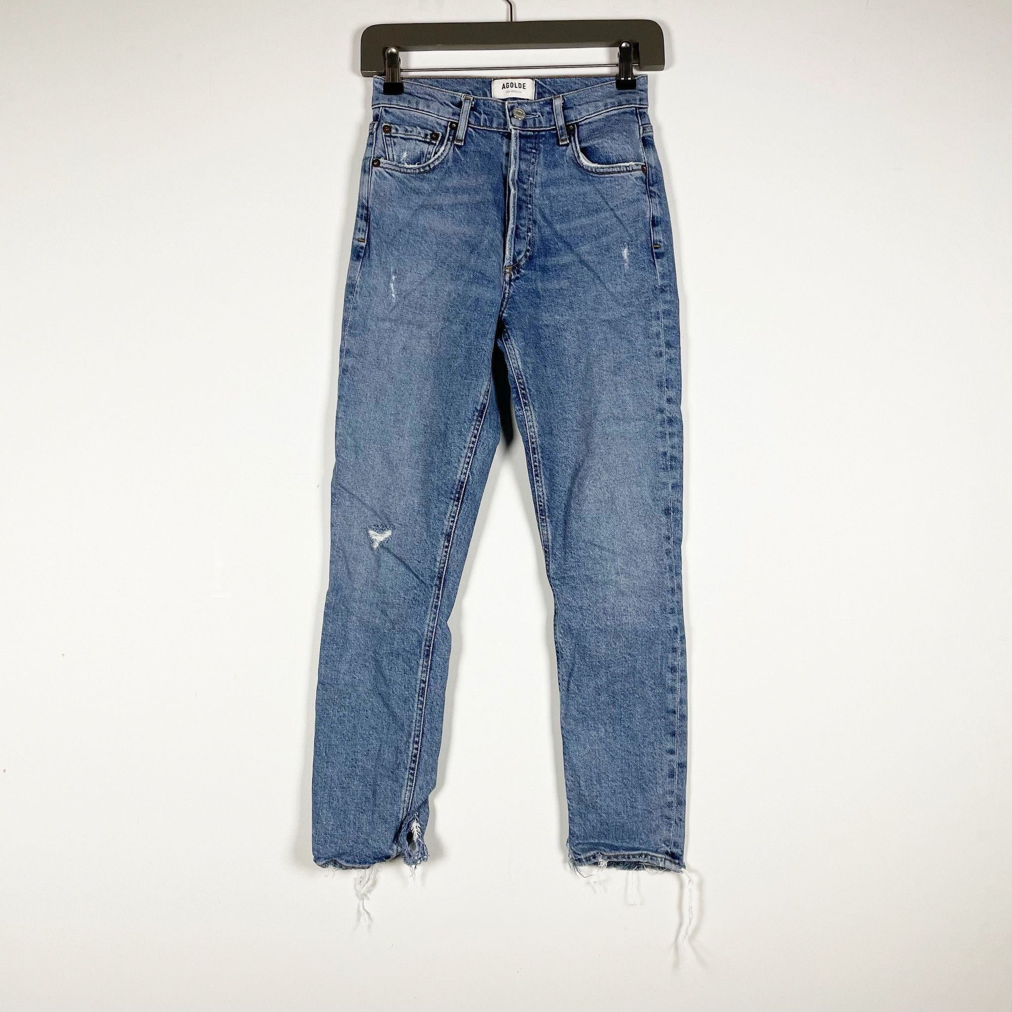Agolde Agolde Nico Organic Cotton Denim Stretch Size 23" - 1 Thumbnail